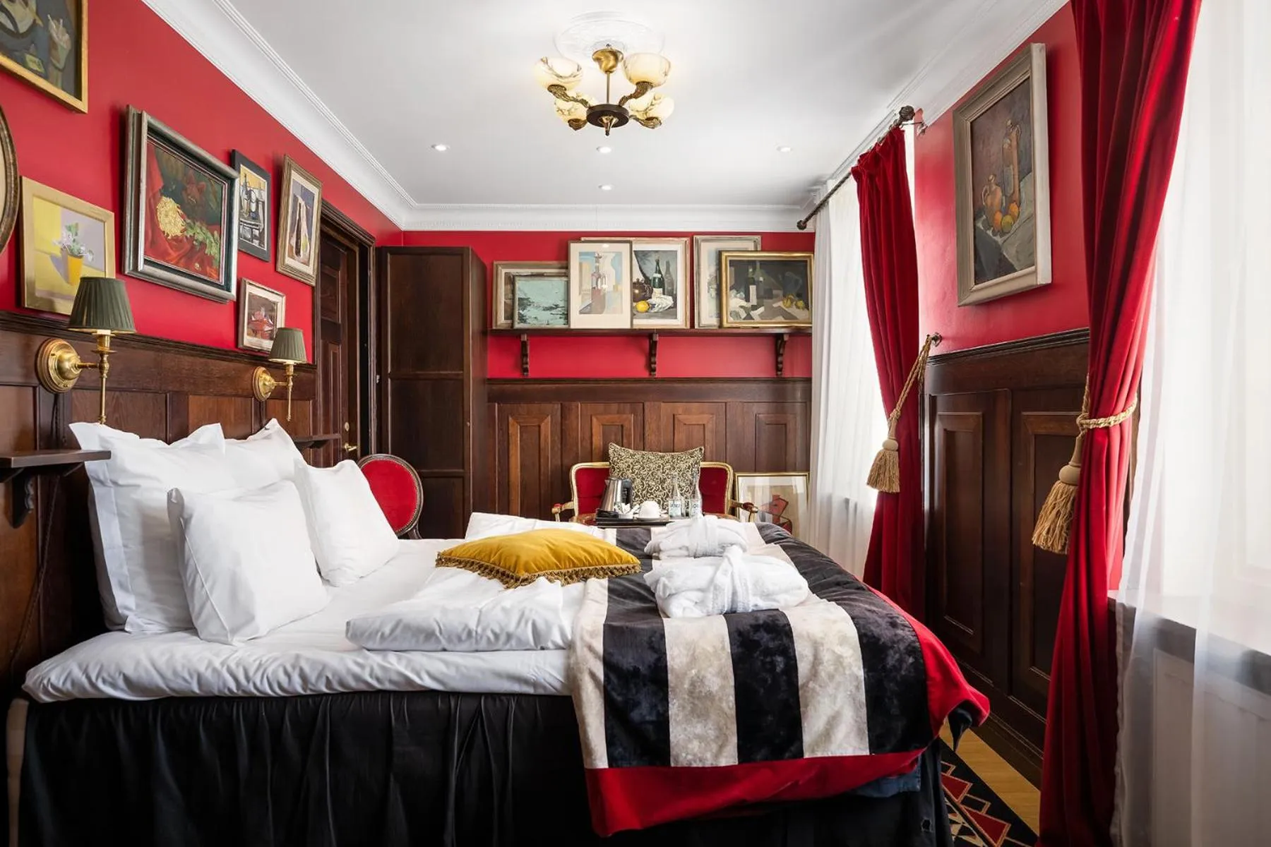 Bed in Häringe Slott