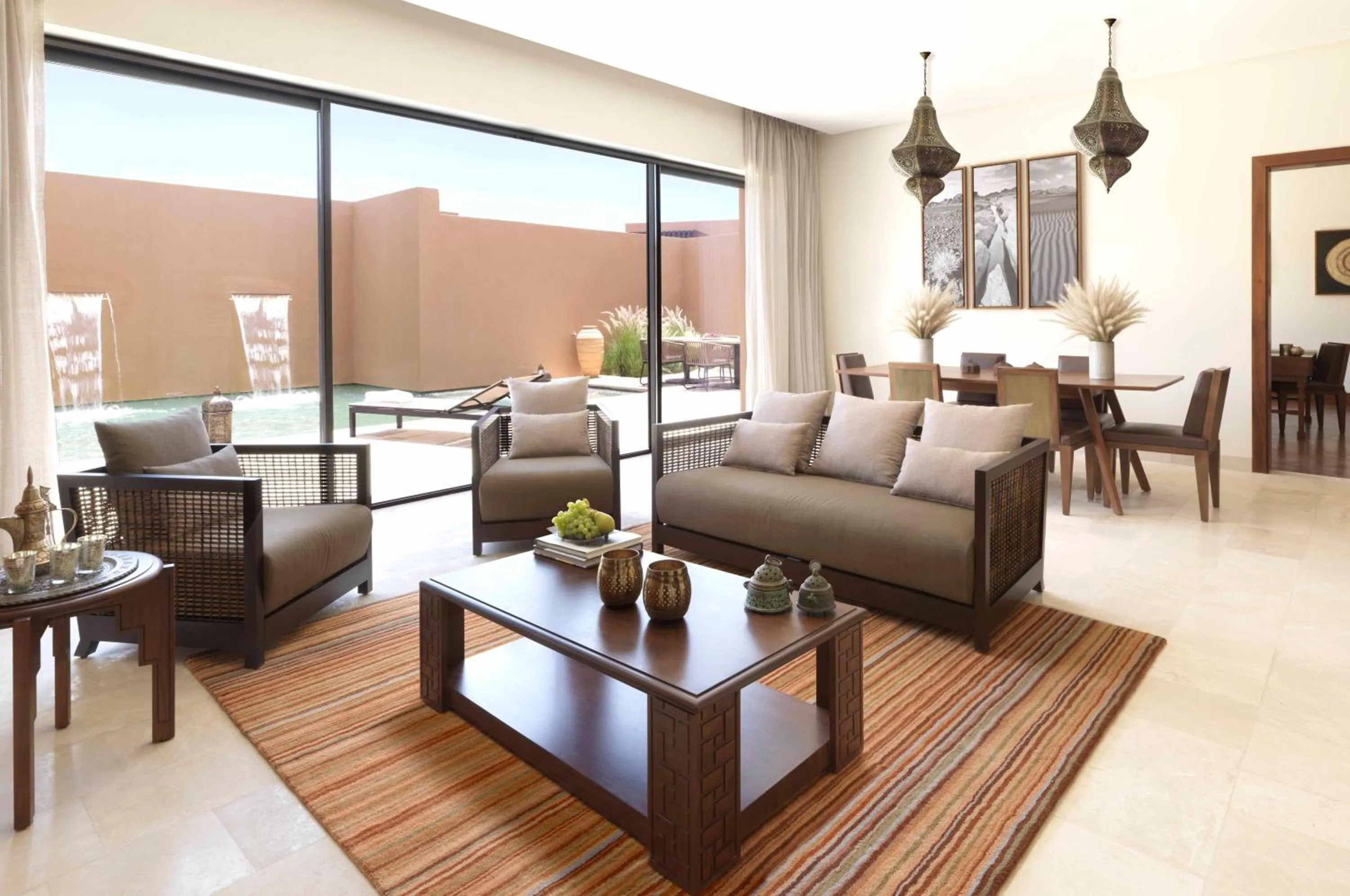 Seating area in Anantara Al Jabal Al Akhdar Resort