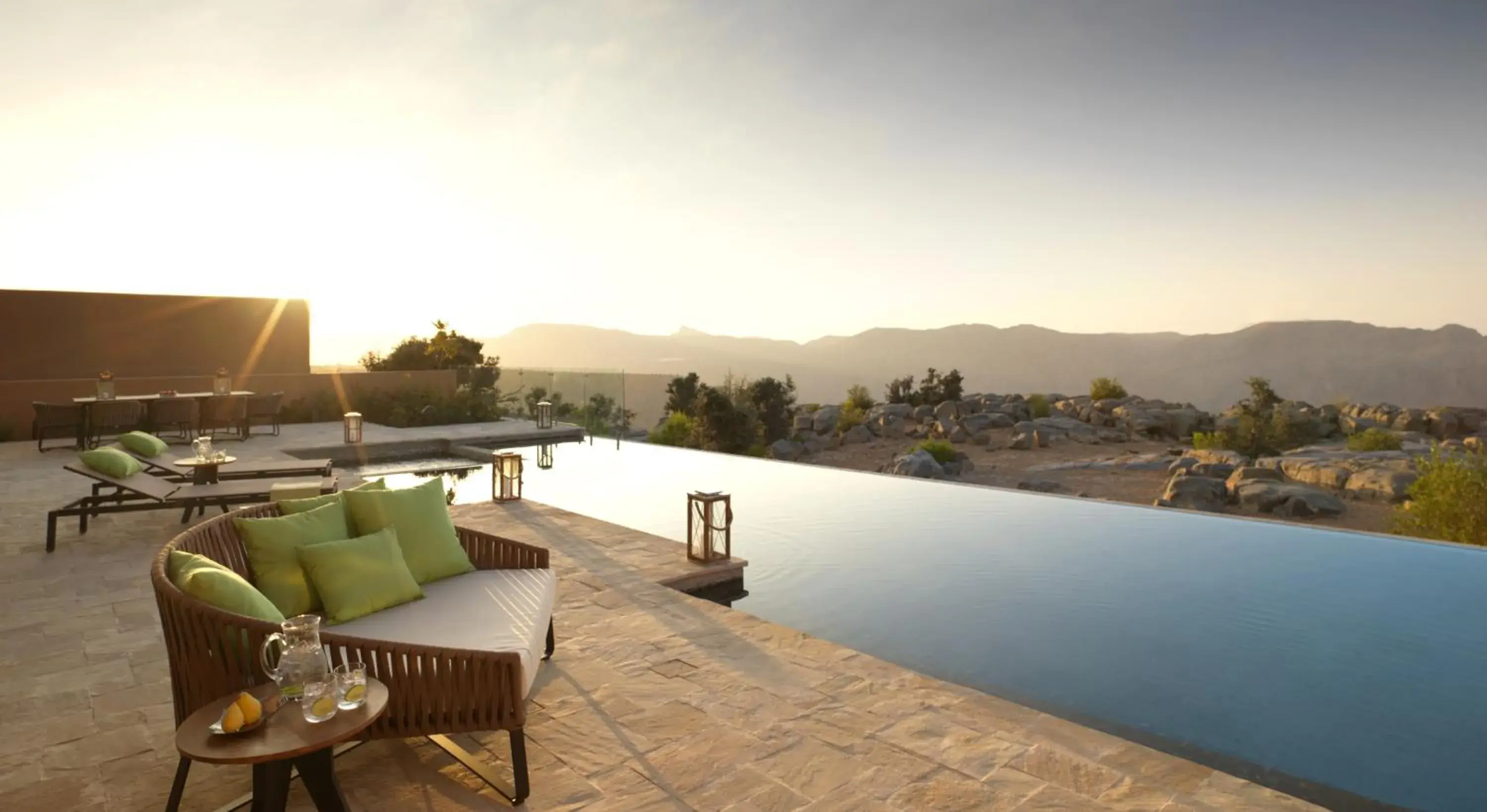 Swimming pool in Anantara Al Jabal Al Akhdar Resort Swimming pool in Anantara Al Jabal Al Akhdar Resort