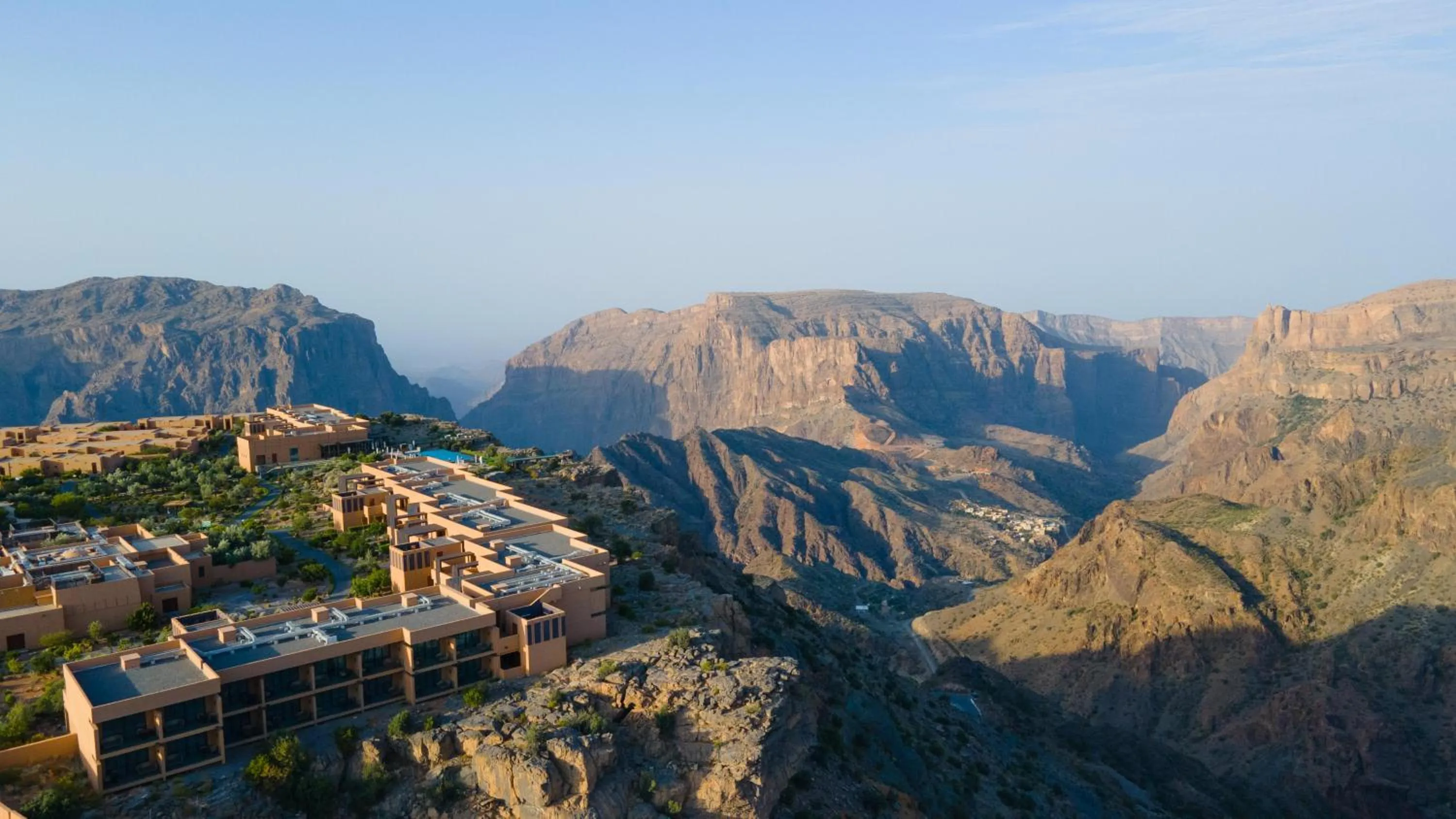 Bird's eye view in Anantara Al Jabal Al Akhdar Resort