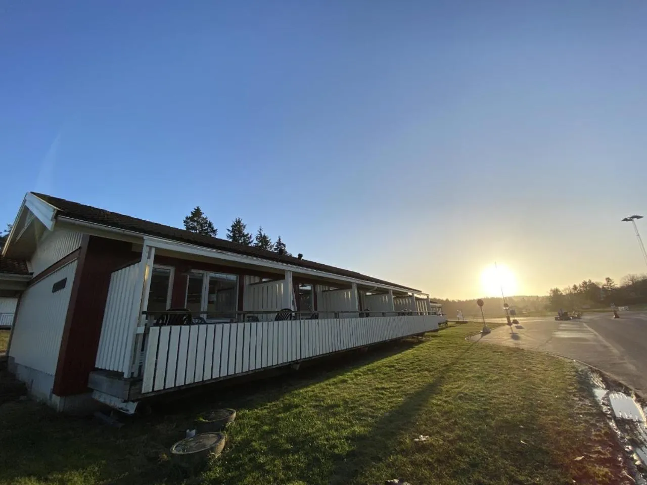 Balcony/Terrace in Nordby Hotell