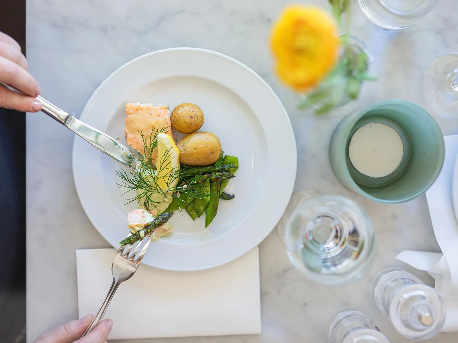 Food close-up in Mjölby Stadshotell