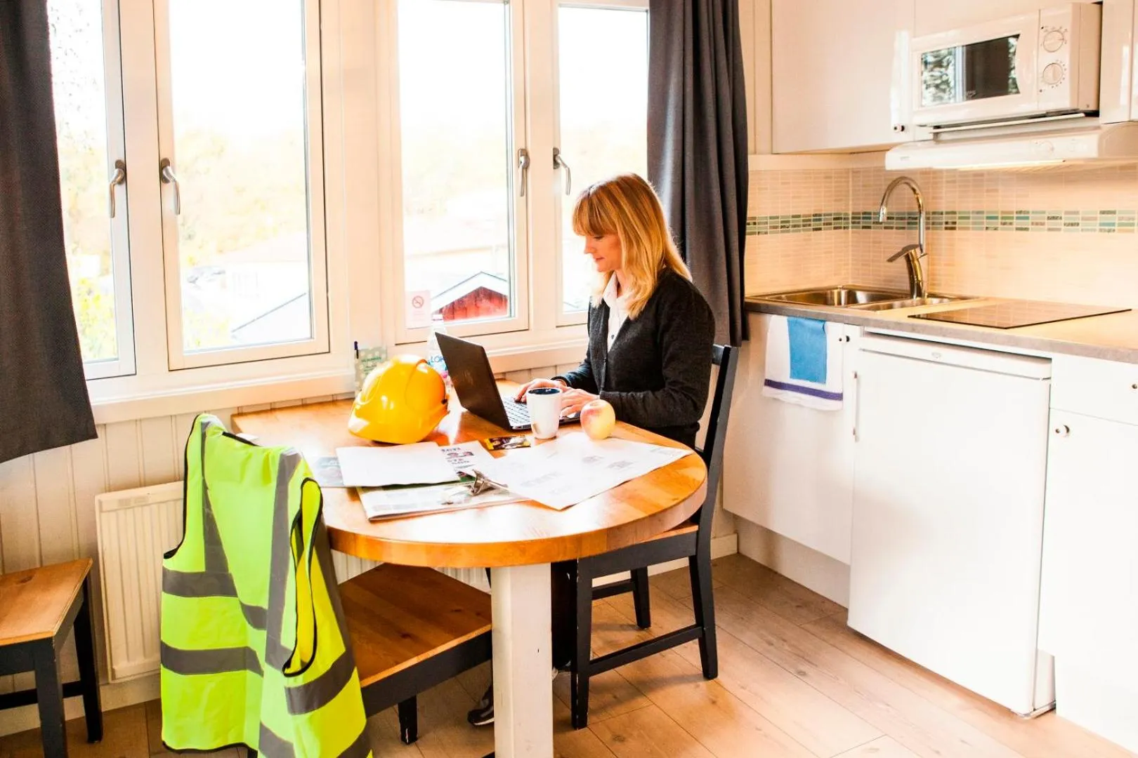 Dining area in Lisebergsbyns Stugor