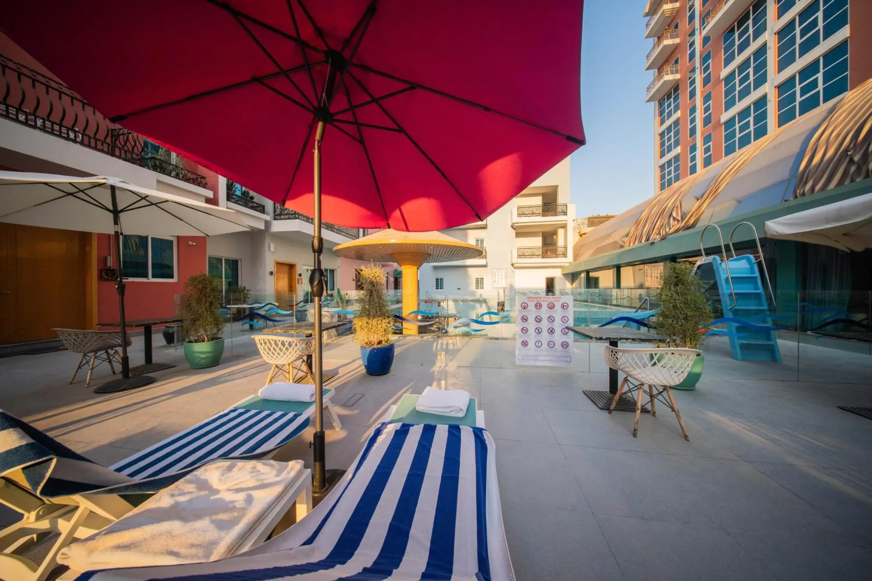 Swimming pool in Ramada by Wyndham Manama City Centre Swimming pool in Ramada by Wyndham Manama City Centre