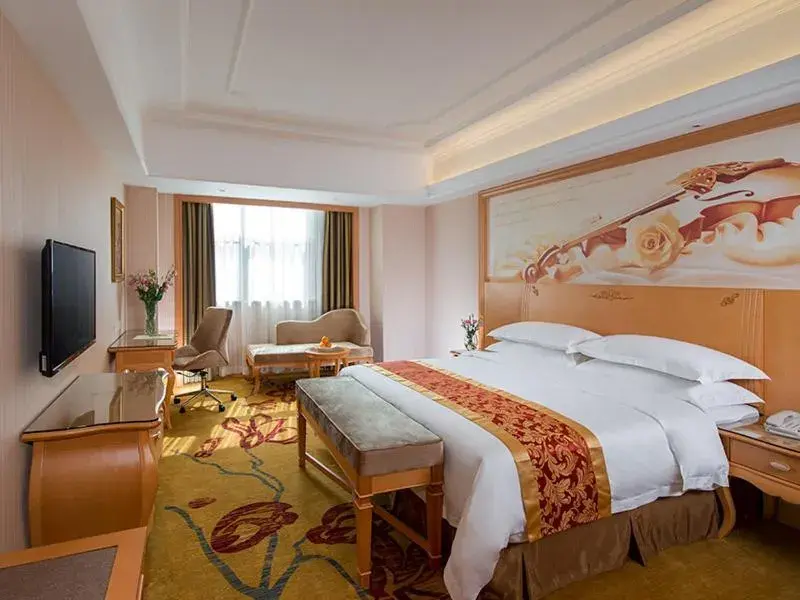 Bed in Vienna Hotel Shenzhen Guangming Guangqiao Road Tianliao Bed in Vienna Hotel Shenzhen Guangming Guangqiao Road Tianliao
