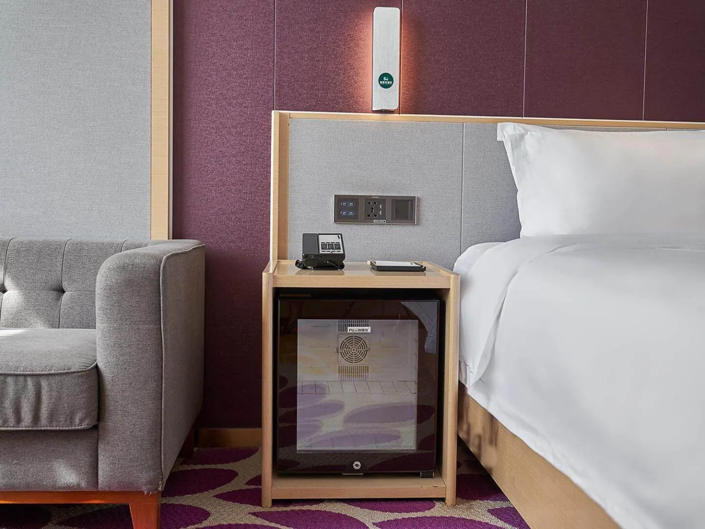 Bed in Lavande International Hotel Guangzhou Baiyun International Airport Branch - Free Shuttle Bus to Guangzhou Baiyun International Airport