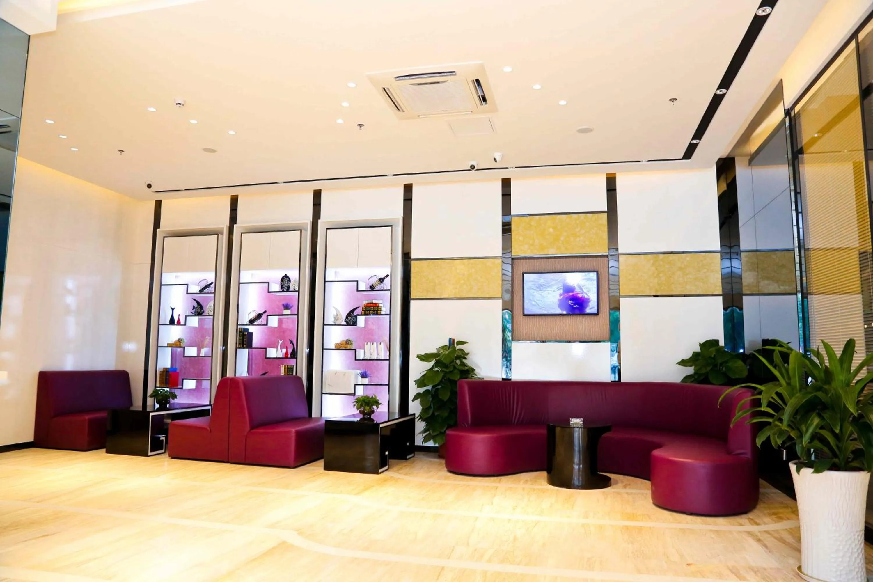 Seating area in Lavande Hotel Baiyun International Airport Branch