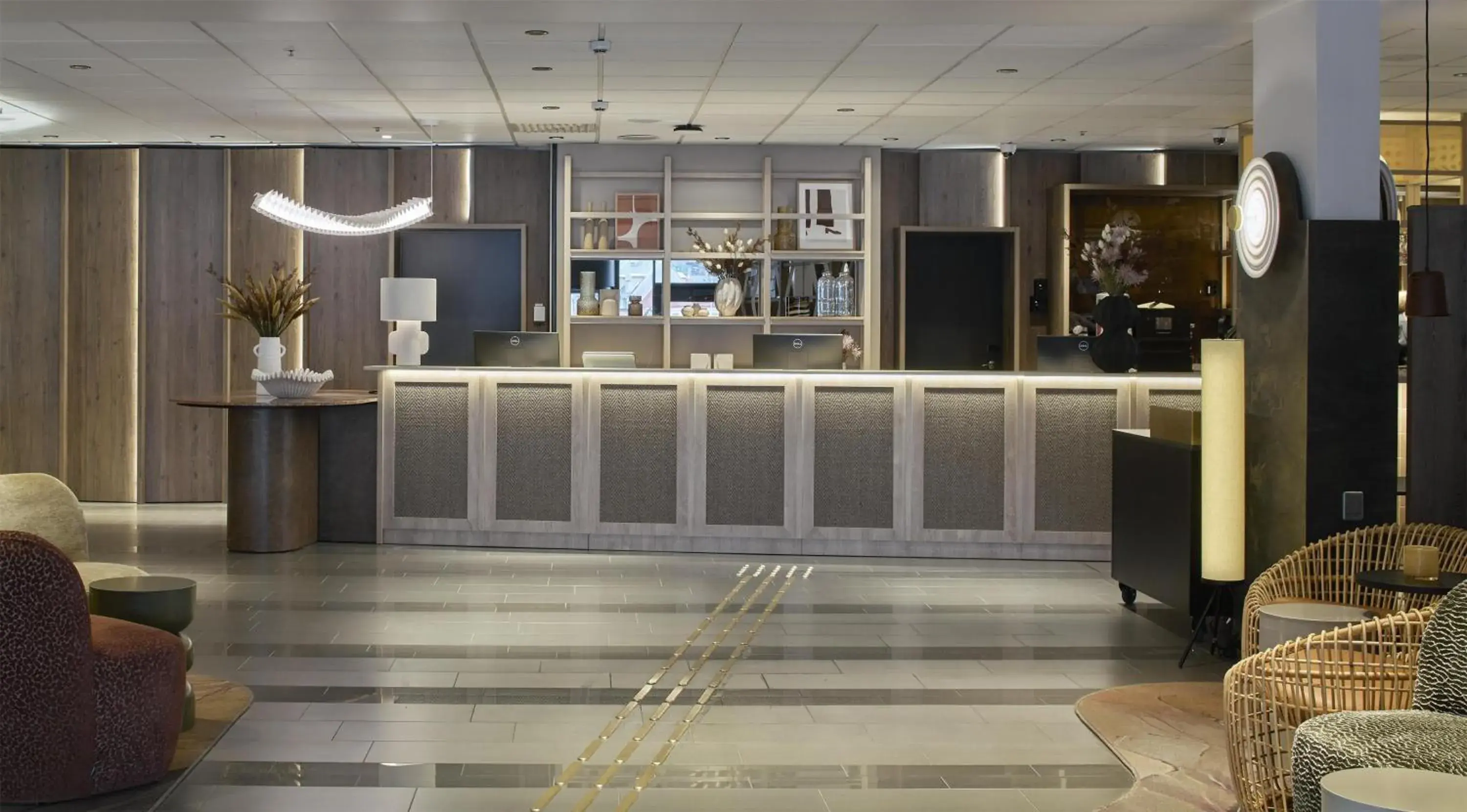 Lobby or reception in Scandic Karlskrona Lobby or reception in Scandic Karlskrona