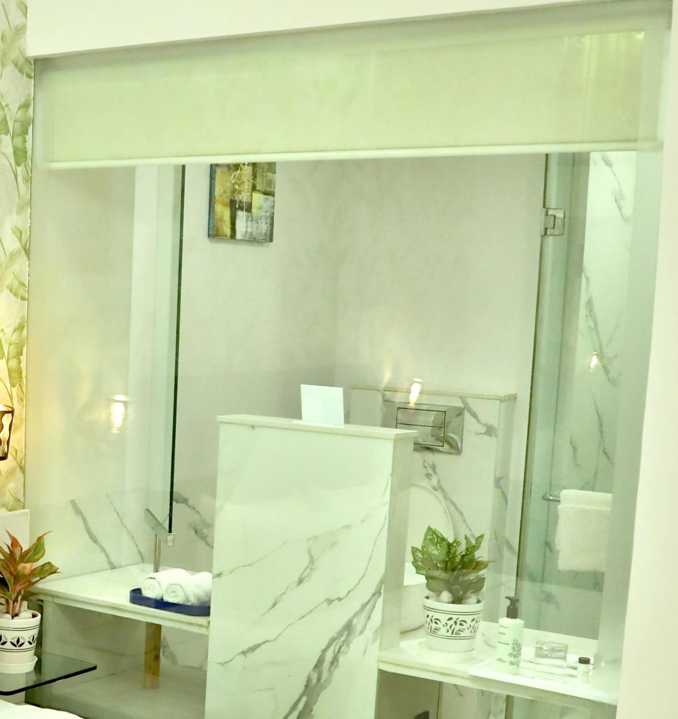 Shower in Sarovar Portico Naraina, Hotel