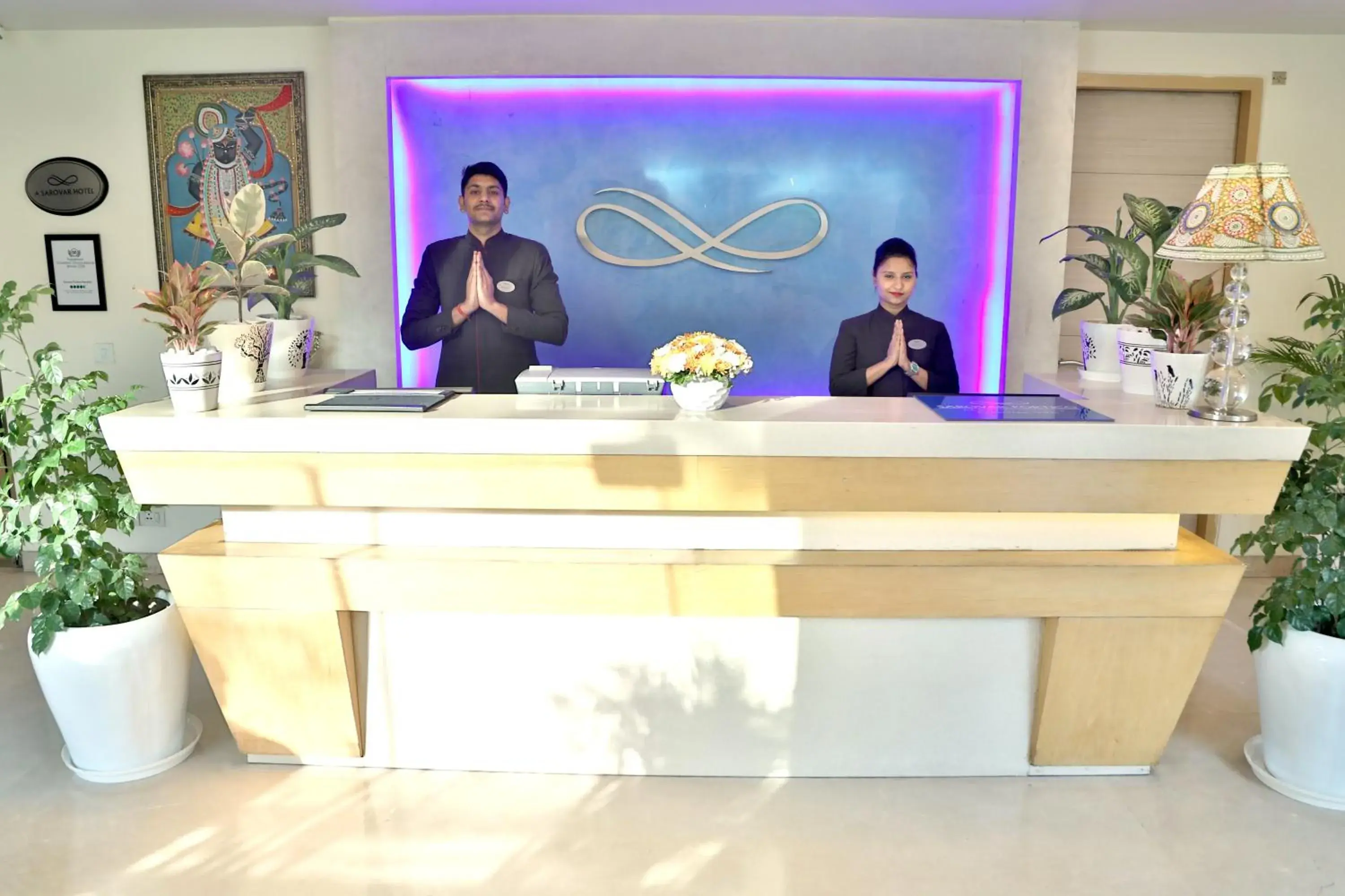 Lobby or reception in Sarovar Portico Naraina, Hotel Lobby or reception in Sarovar Portico Naraina, Hotel