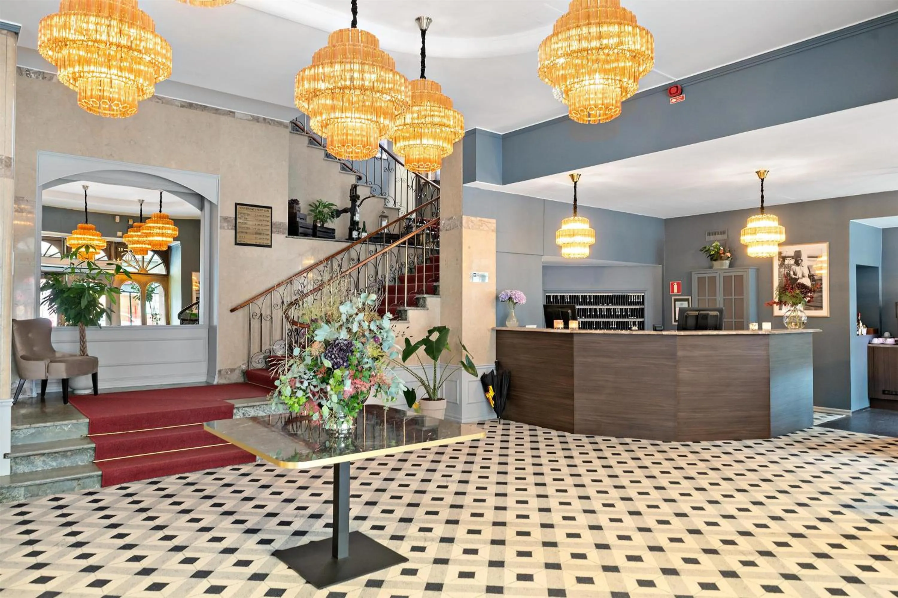 Lobby or reception in Karlskrona Stadshotell, Best Western Signature Collection