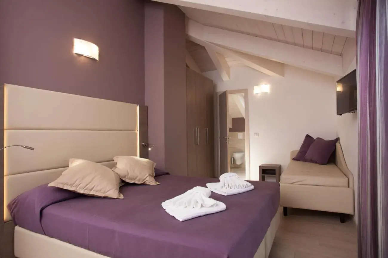 Bed in Hotel Gioia
