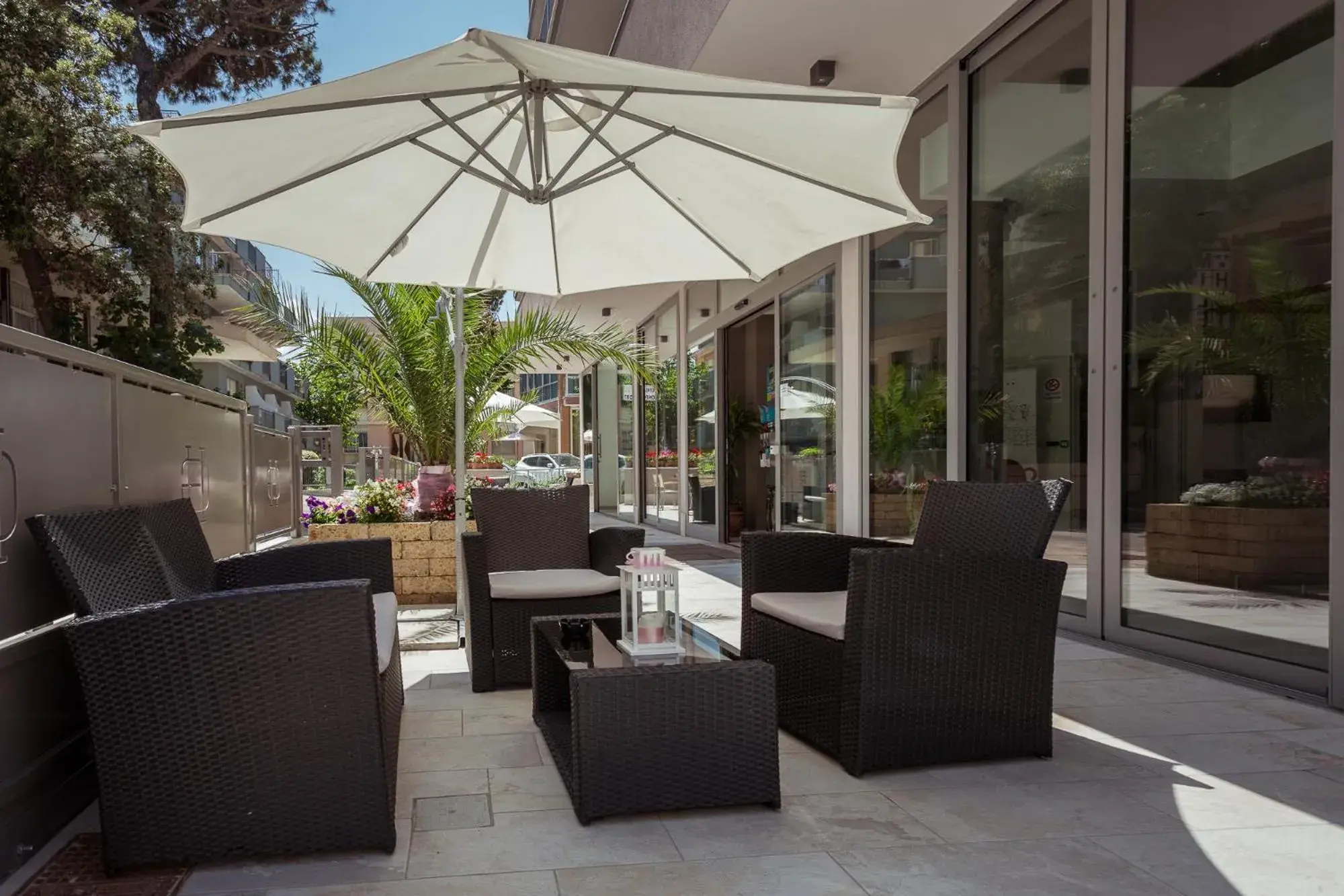 Patio in Hotel Gioia