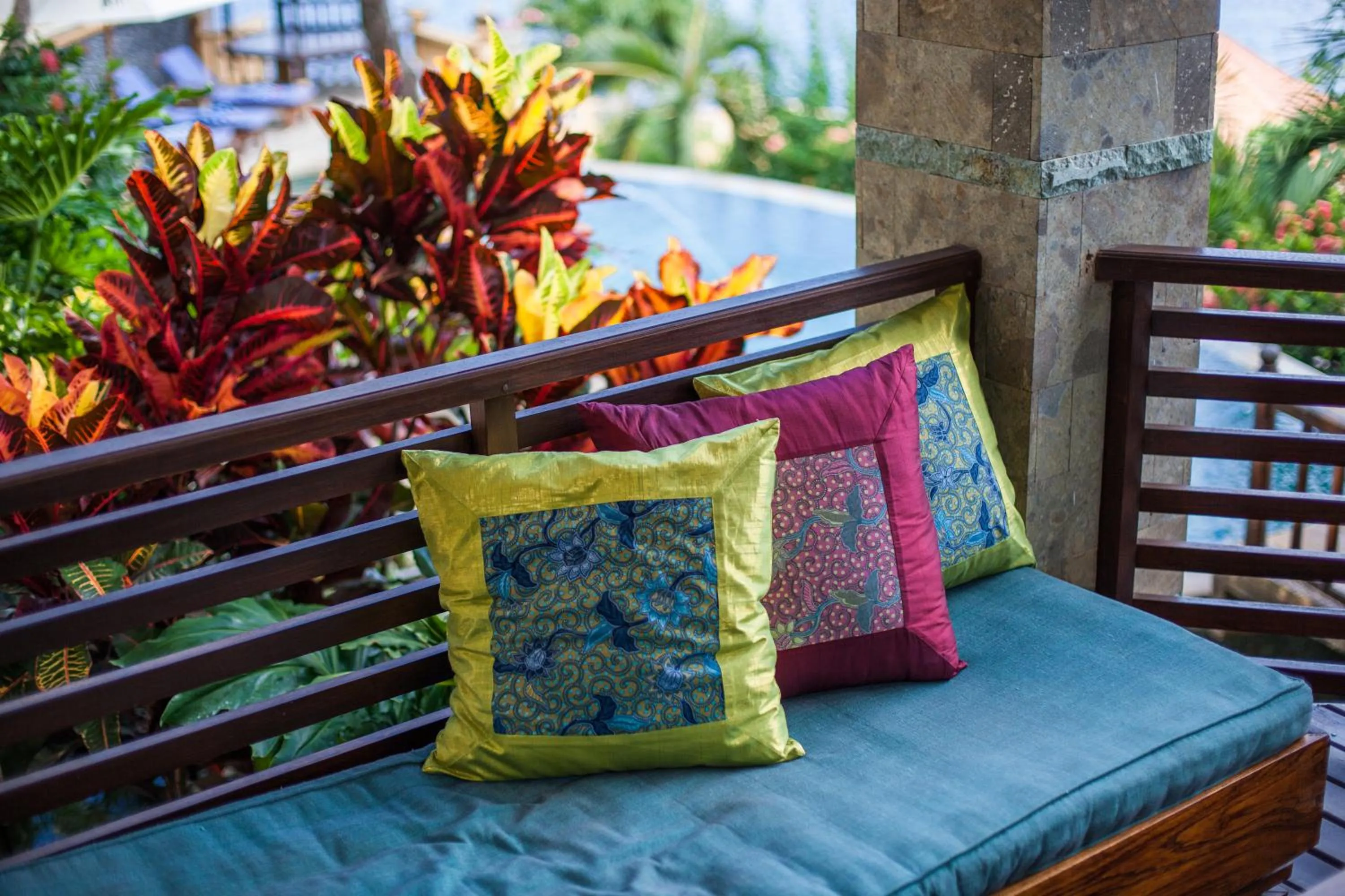 Decorative detail in Blue Moon Villas Resort