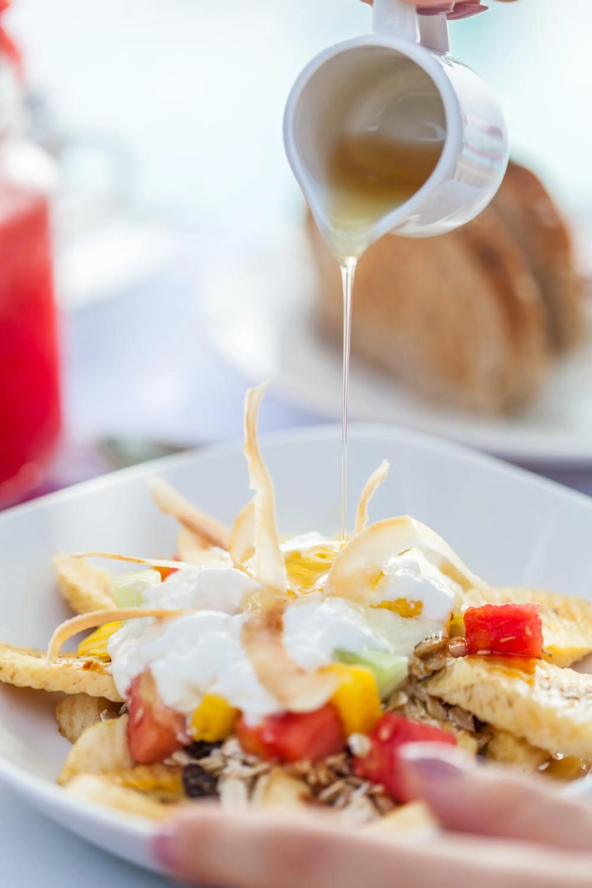 Continental breakfast in Blue Moon Villas Resort