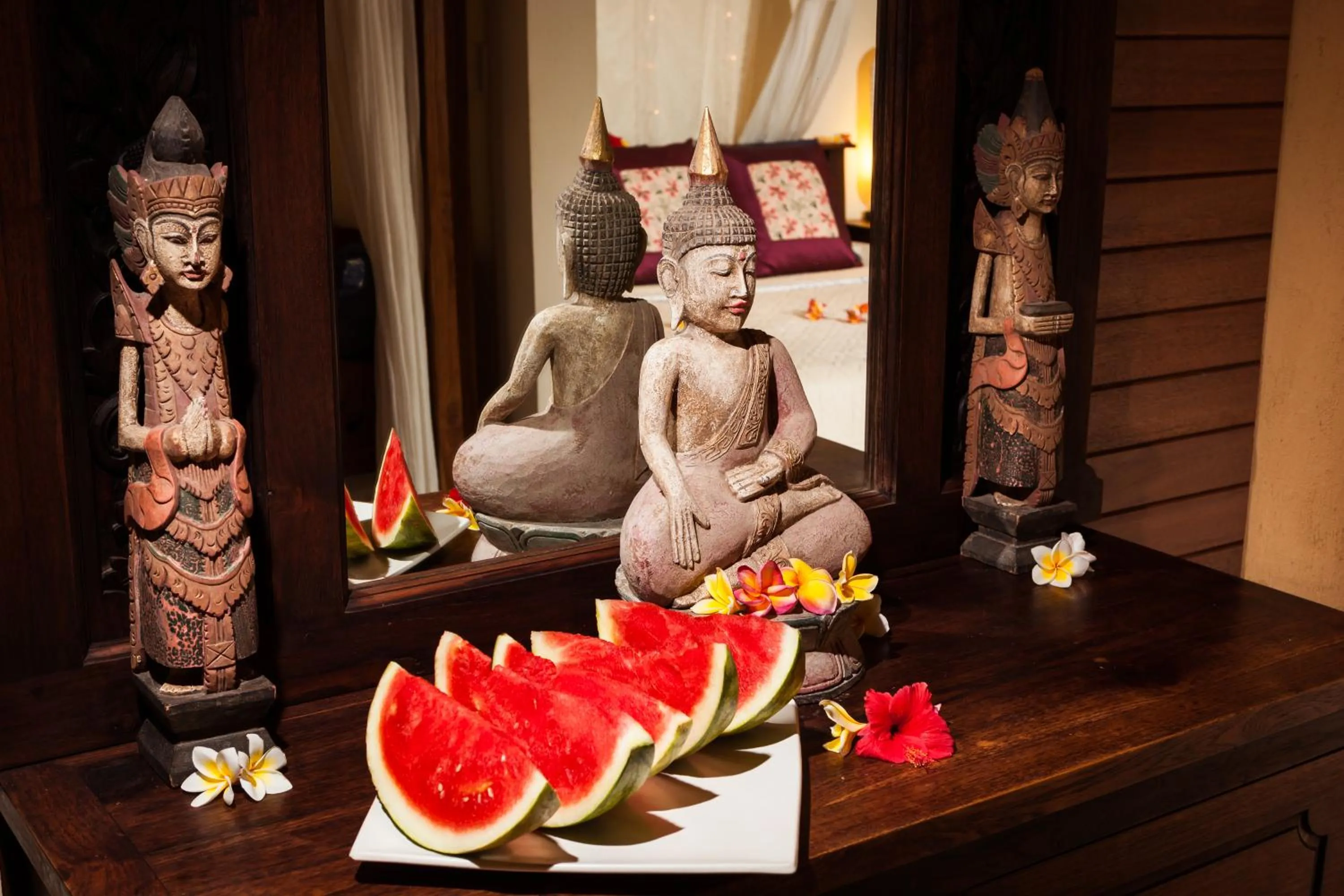 Decorative detail in Blue Moon Villas Resort