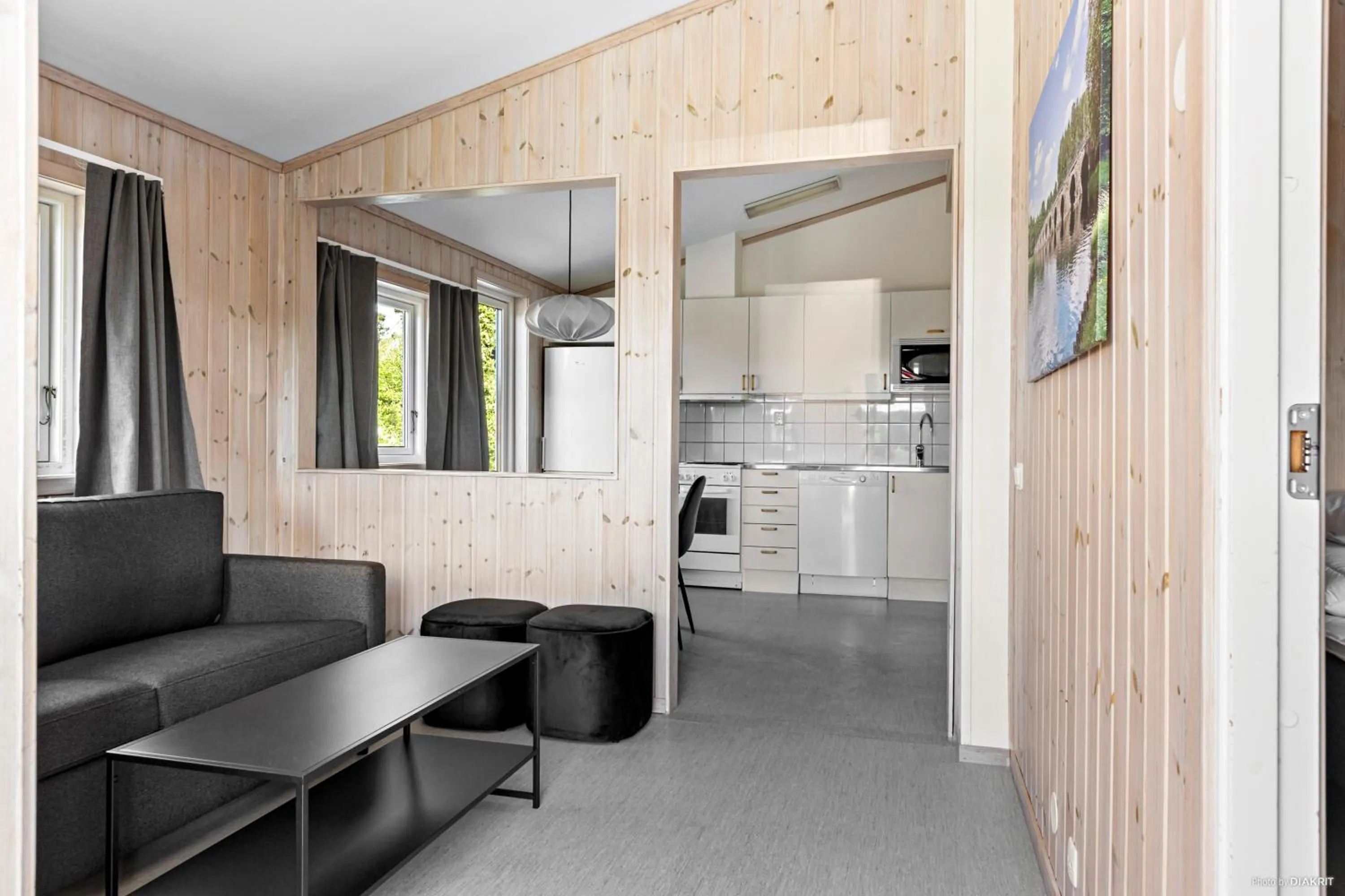 Living room in First Camp Skutberget-Karlstad