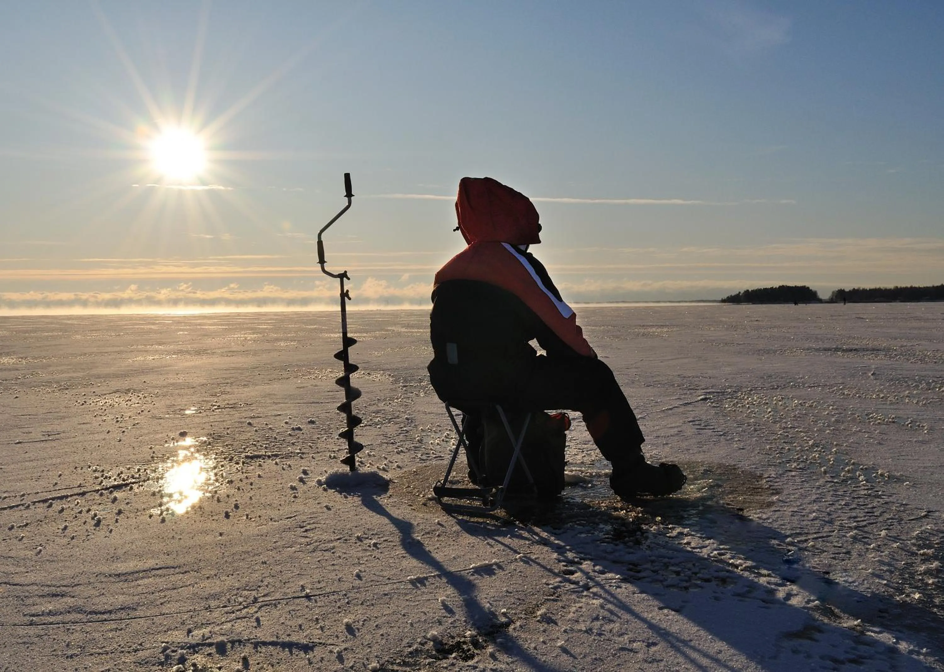 Fishing in First Camp Skutberget-Karlstad