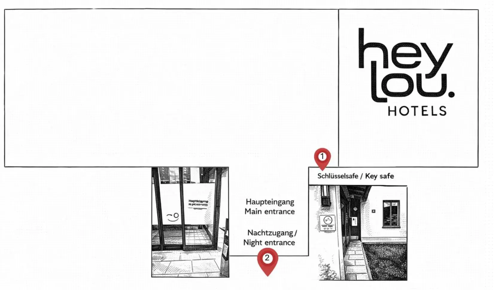 Facade/entrance in Hey Lou Hotel Piding Facade/entrance in Hey Lou Hotel Piding