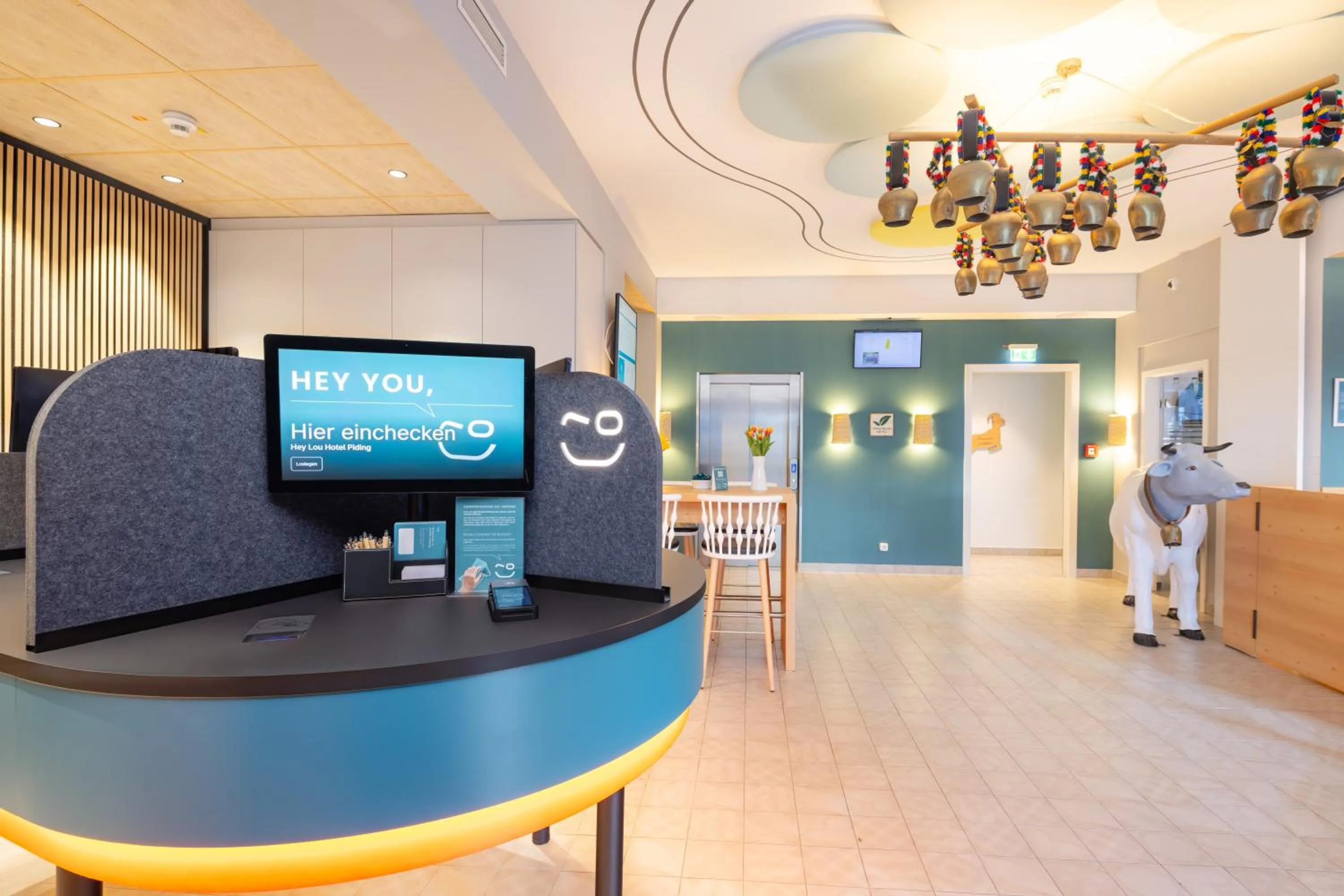 Lobby or reception in Hey Lou Hotel Piding