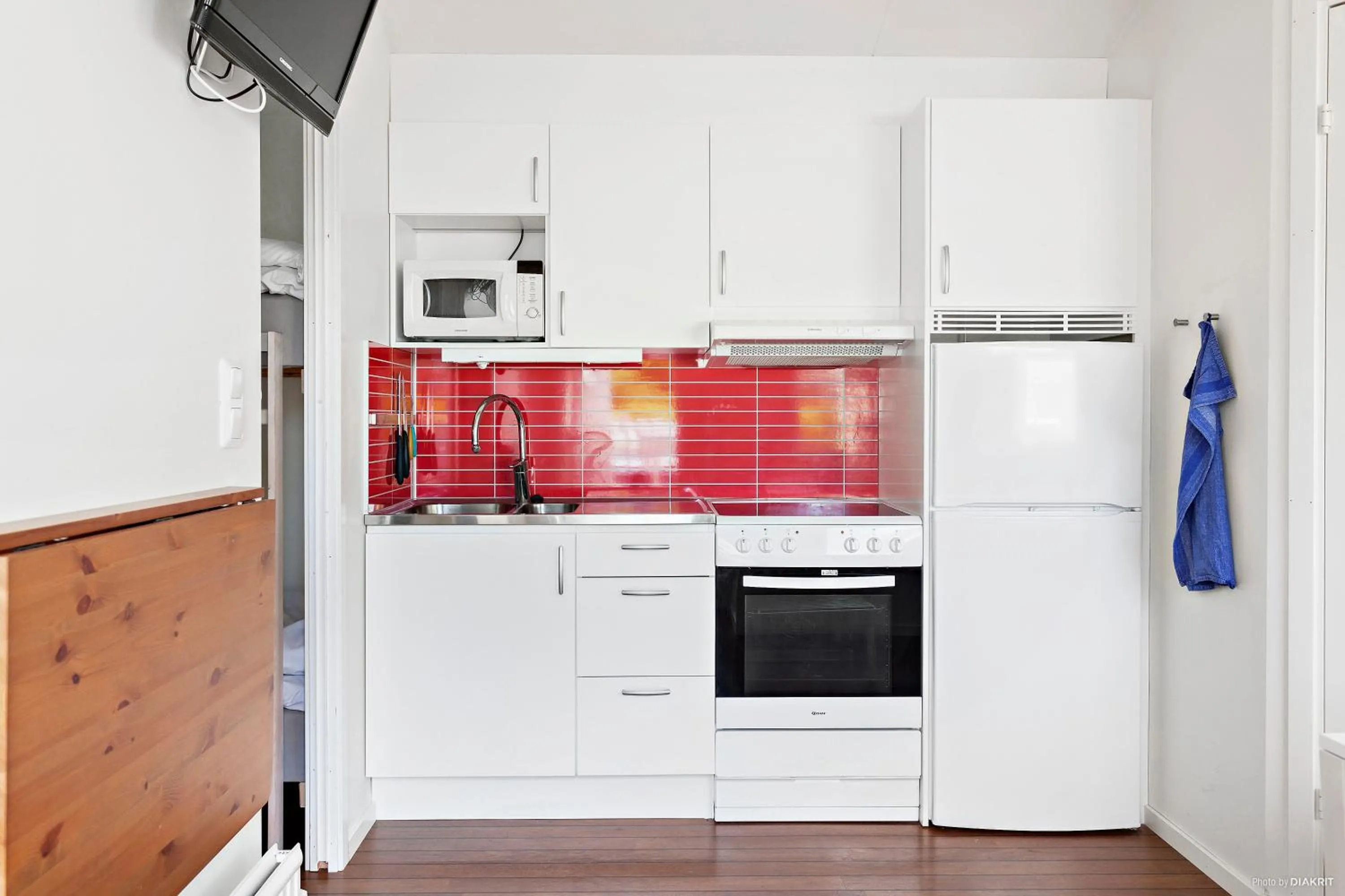 Kitchen or kitchenette in First Camp Mölle-Höganäs