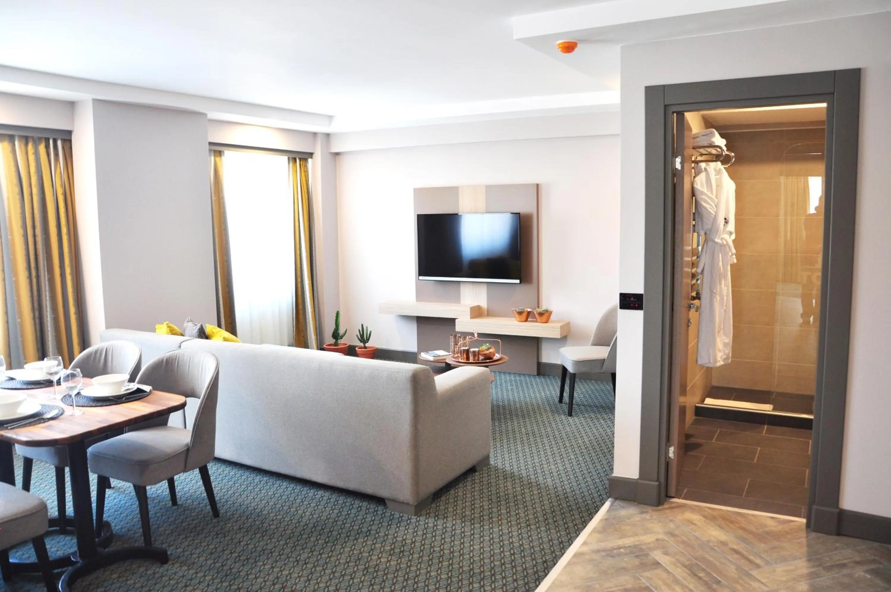 Shower in Tophane Suites