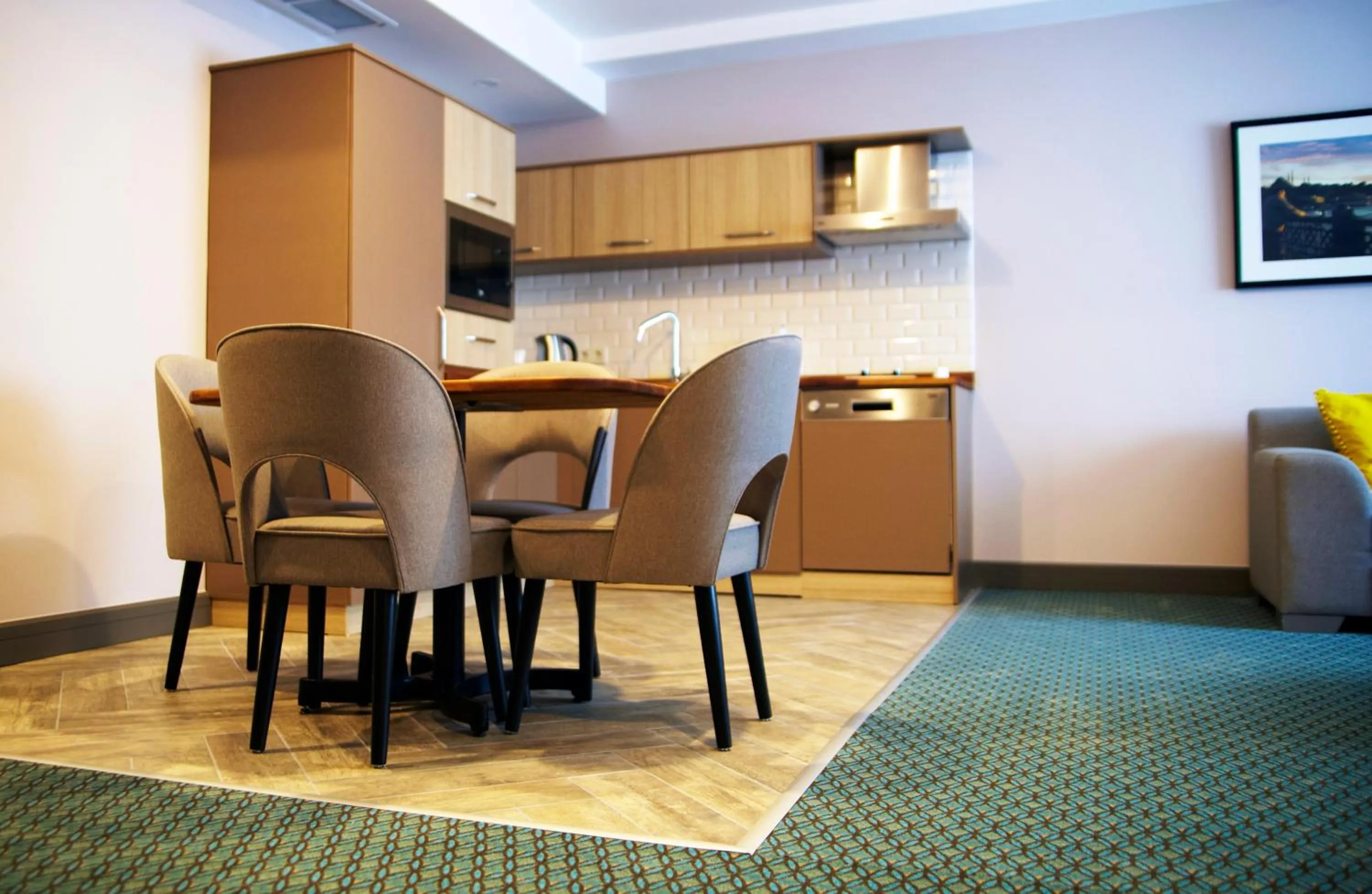 Kitchen or kitchenette in Tophane Suites