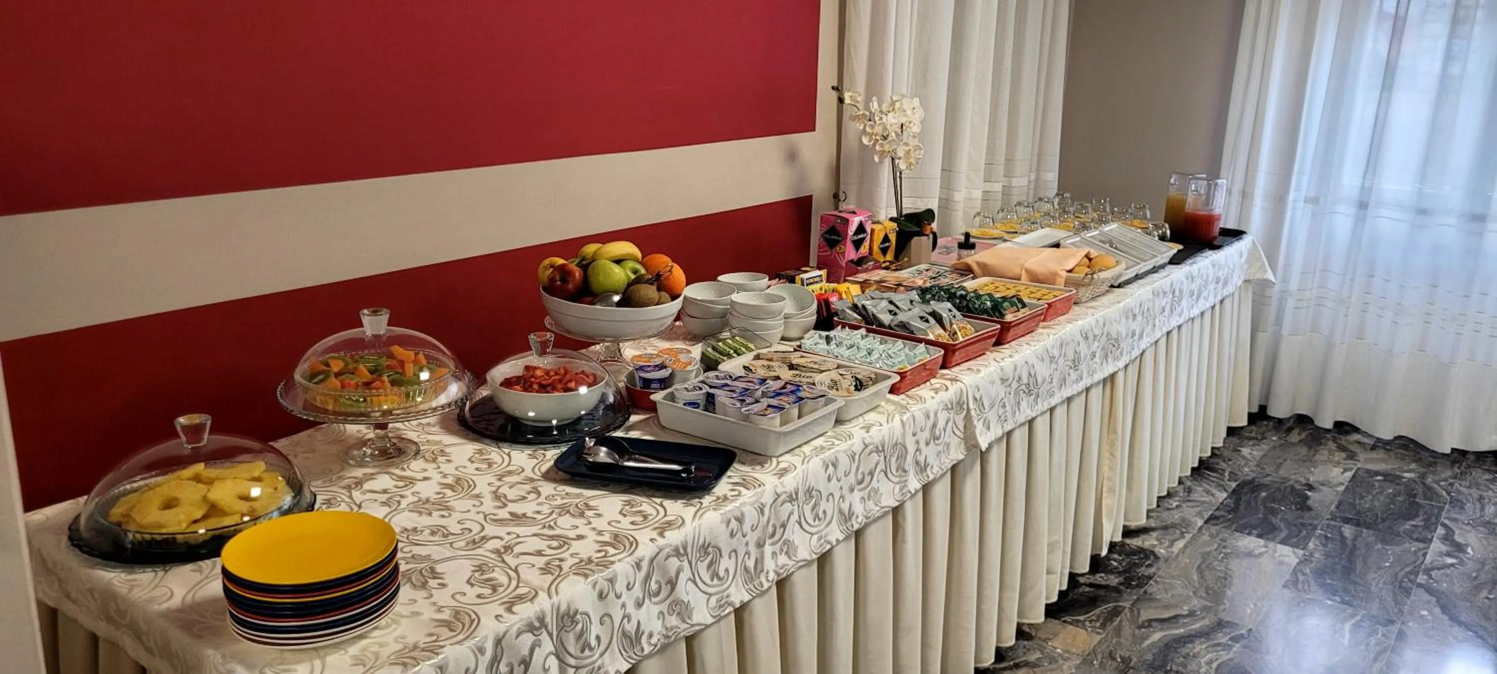 Continental breakfast in Hotel Bellavista Meublè