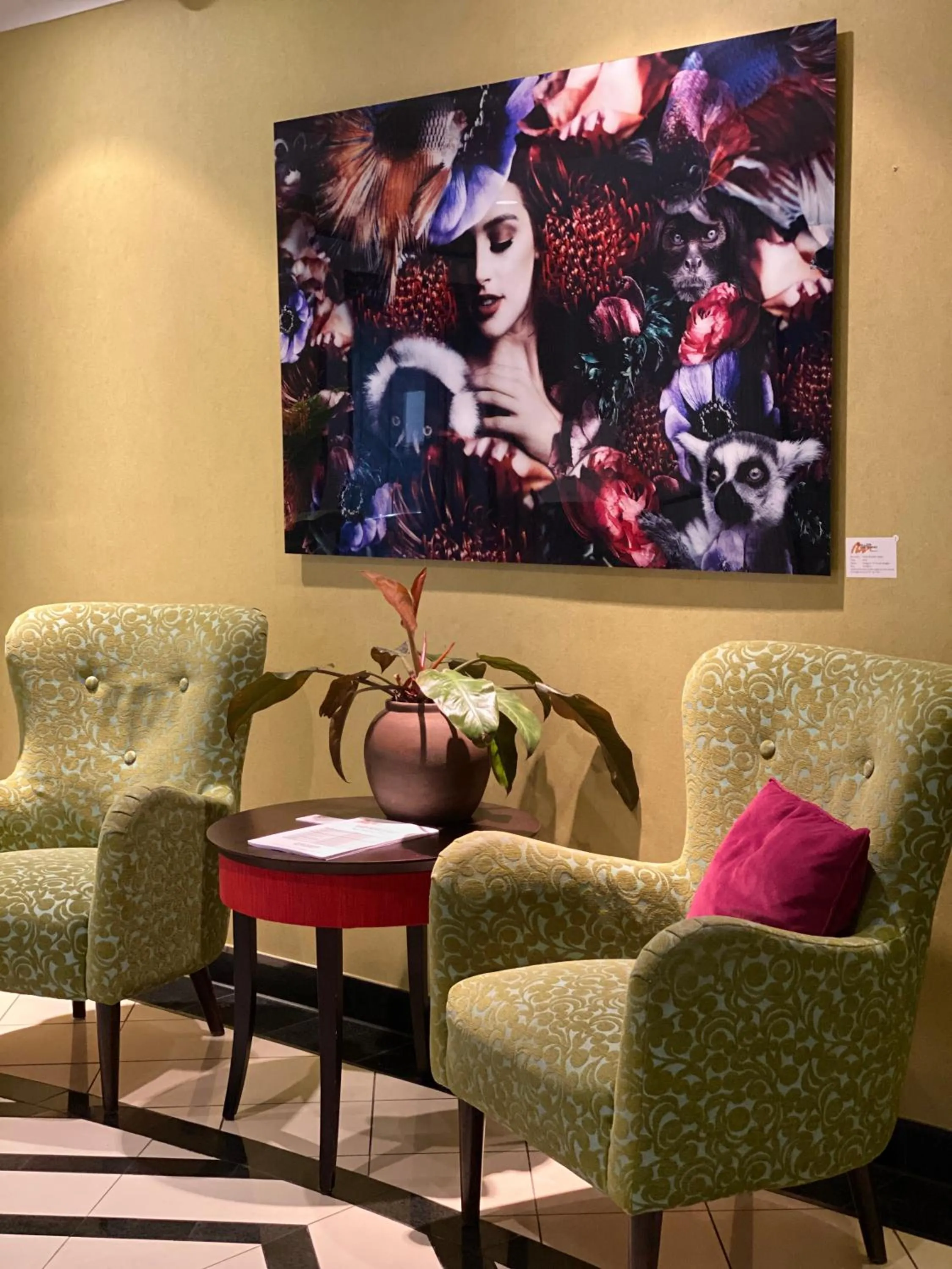 Lobby or reception in Elite Hotel Esplanade