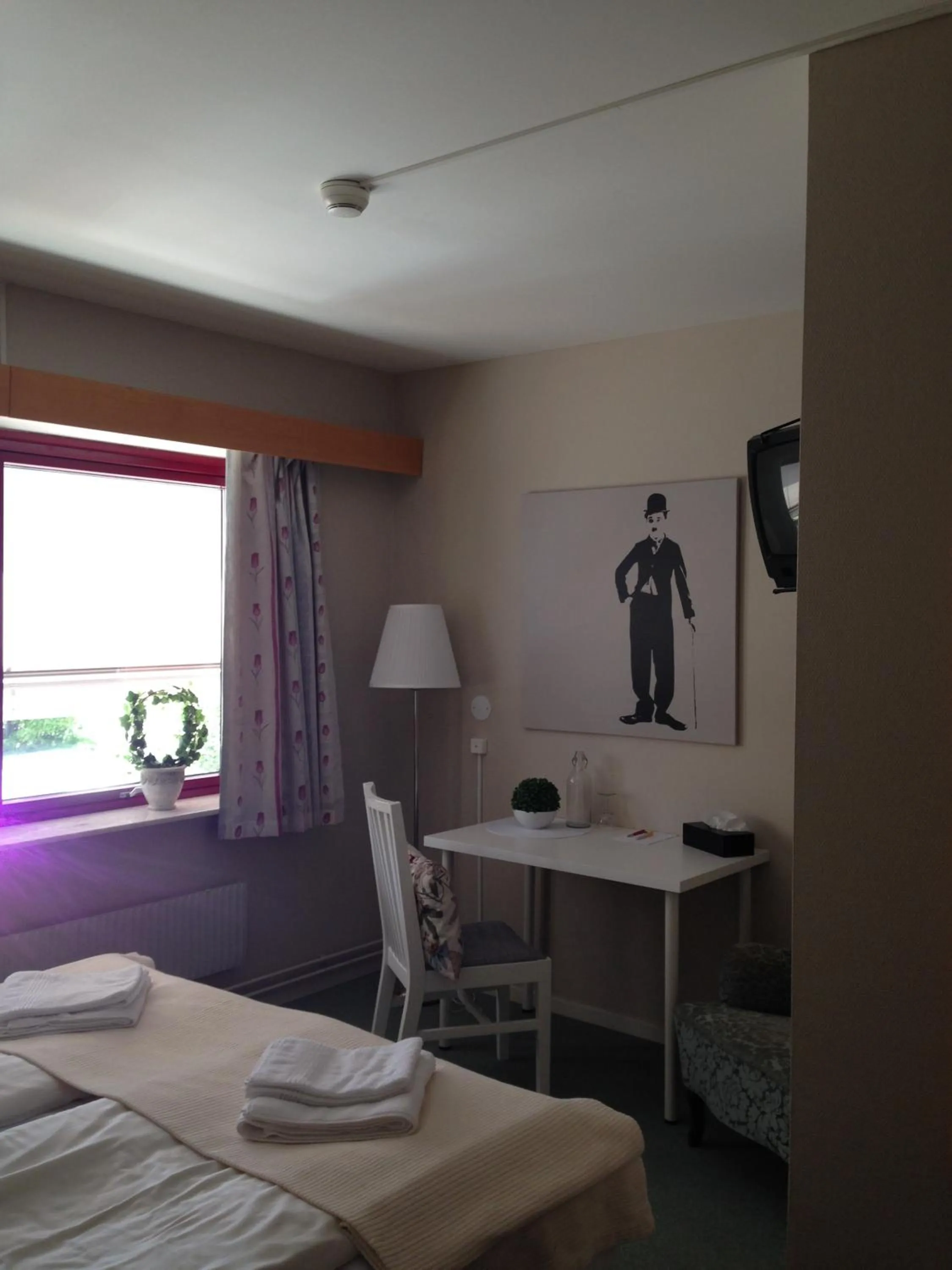 Decorative detail, Bed in Kils Hotell & Restaurang