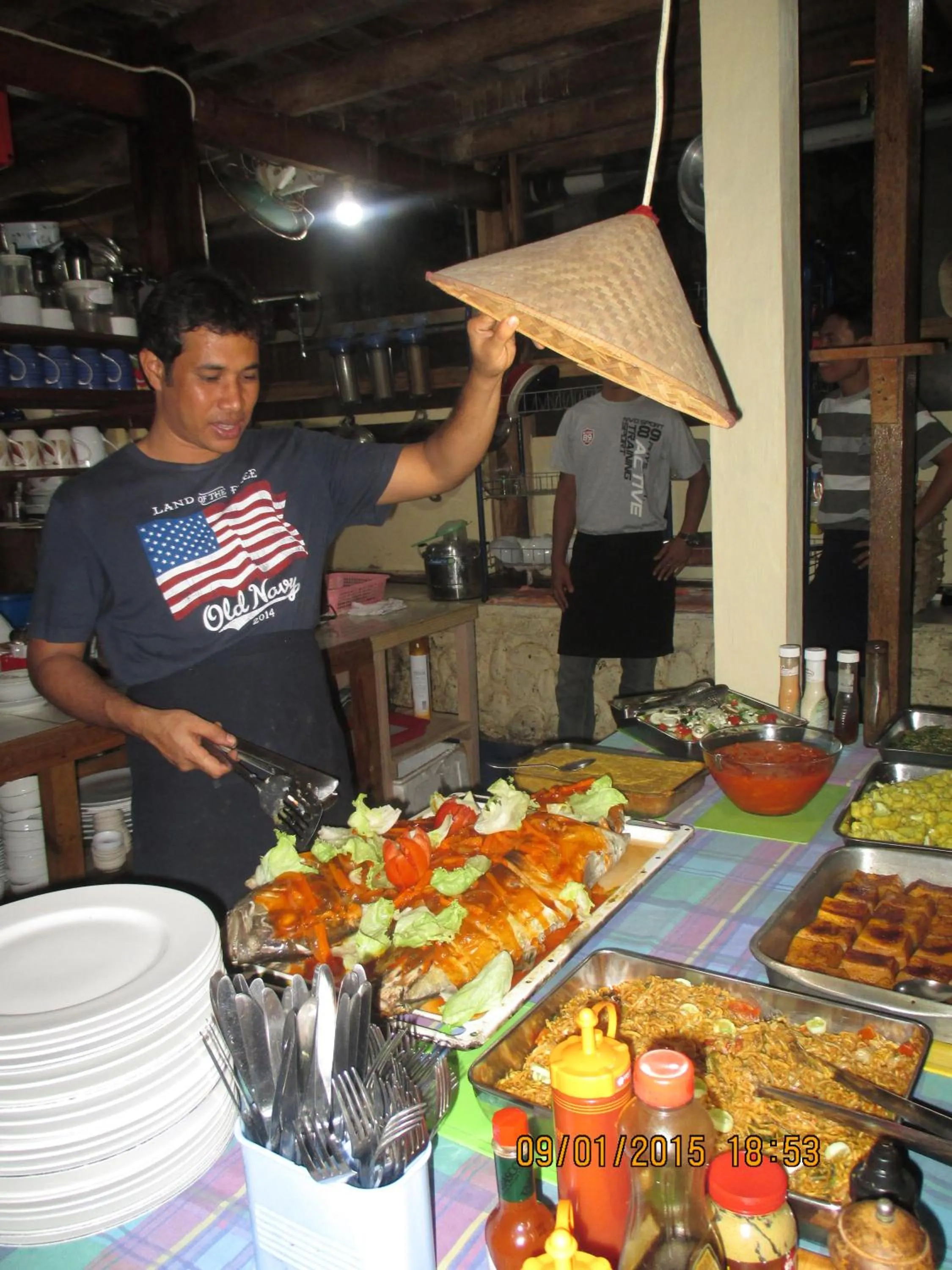 Food close-up in Freddies Santai Sumurtiga