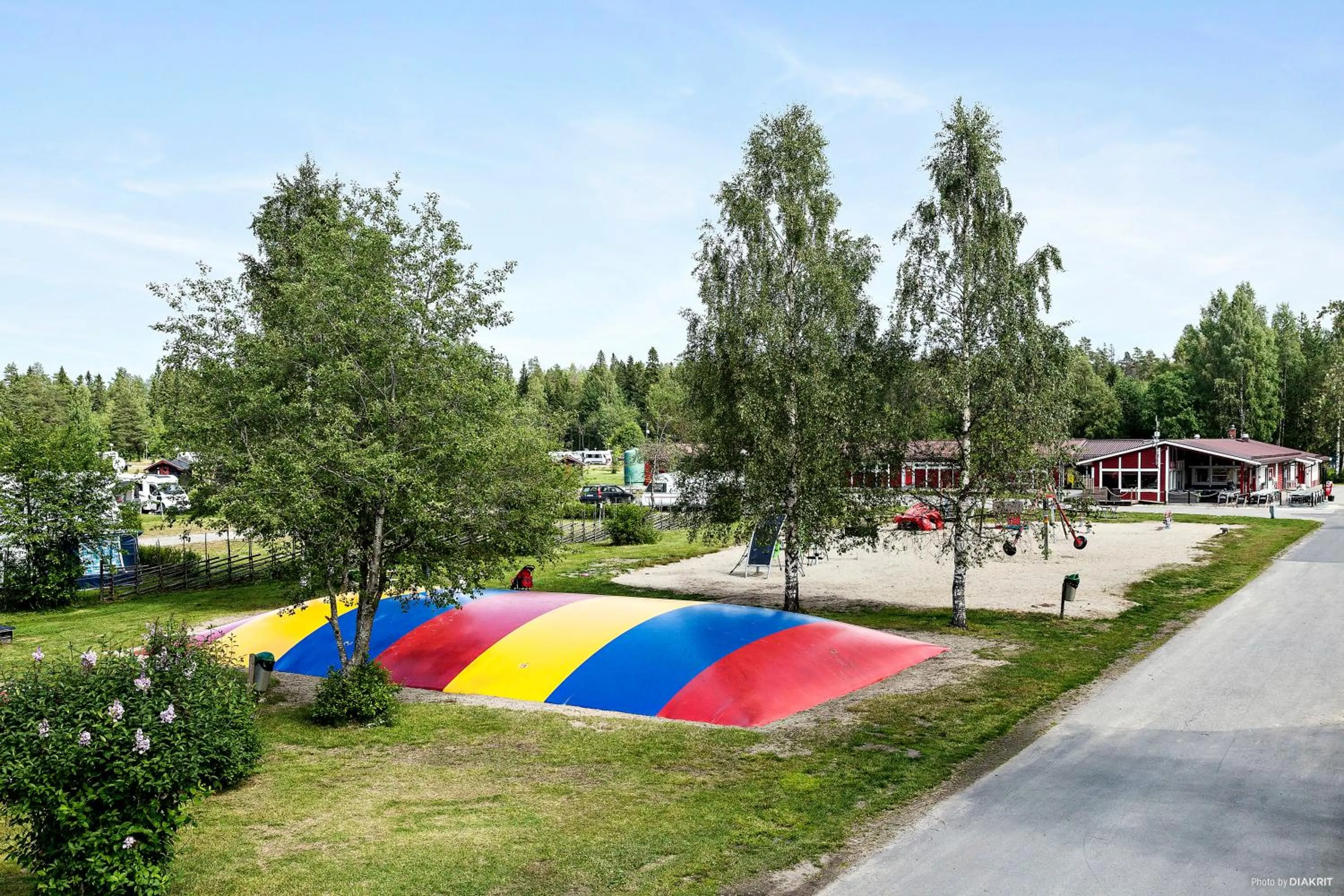Children play ground in First Camp Nydala-Umeå