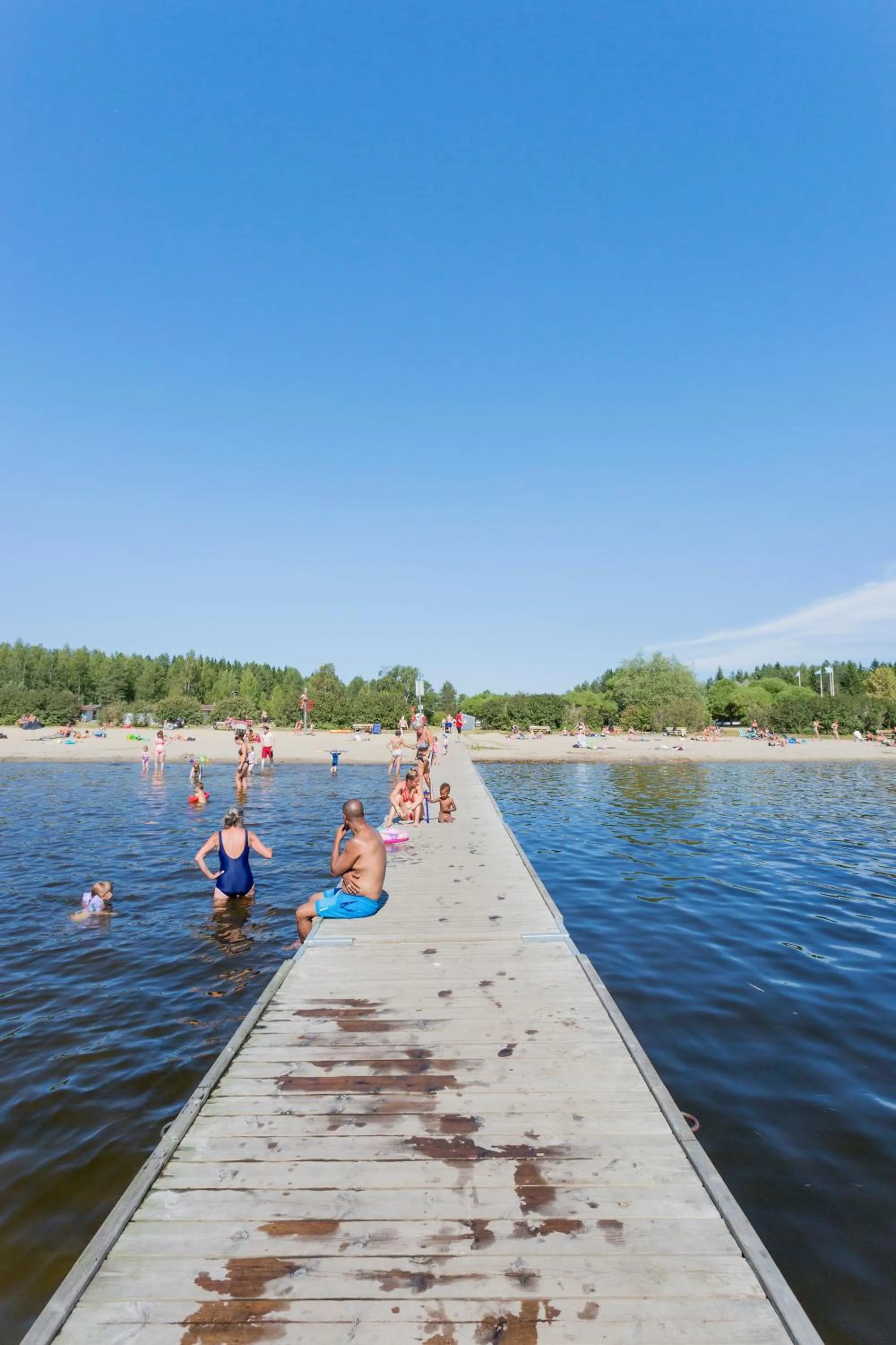 Beach in First Camp Nydala-Umeå