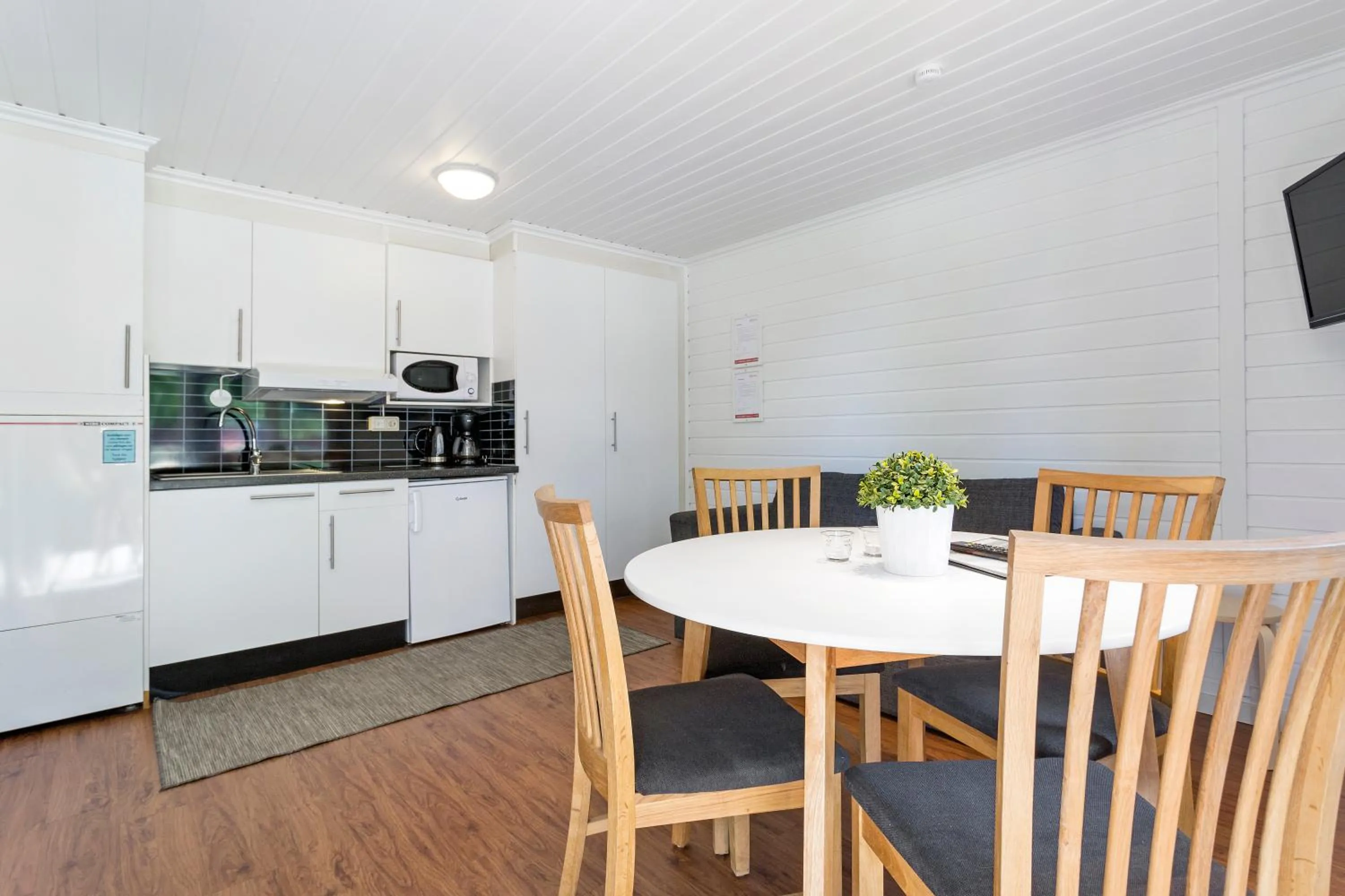 Kitchen or kitchenette in First Camp Nydala-Umeå