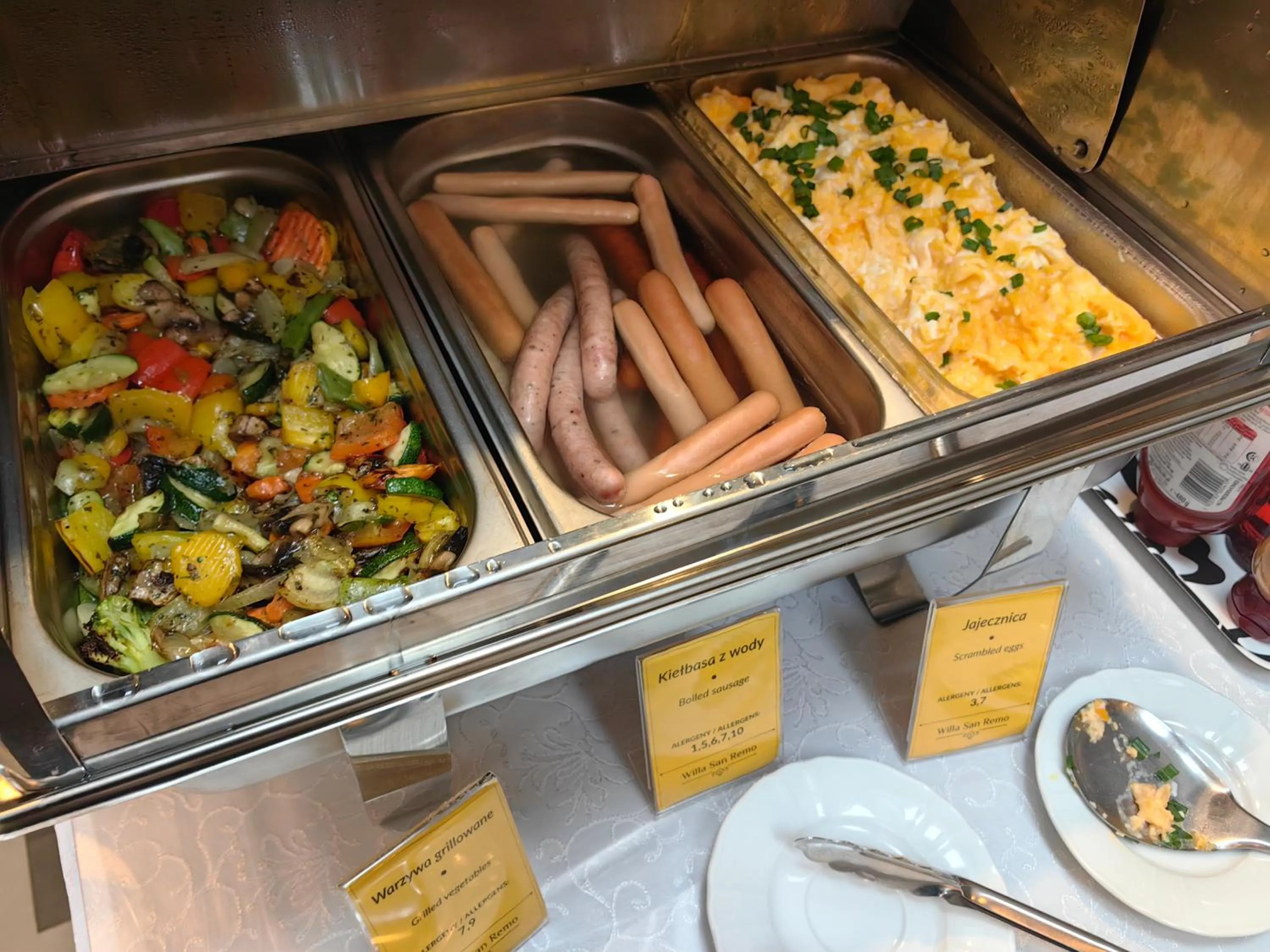 Food in Willa San Remo