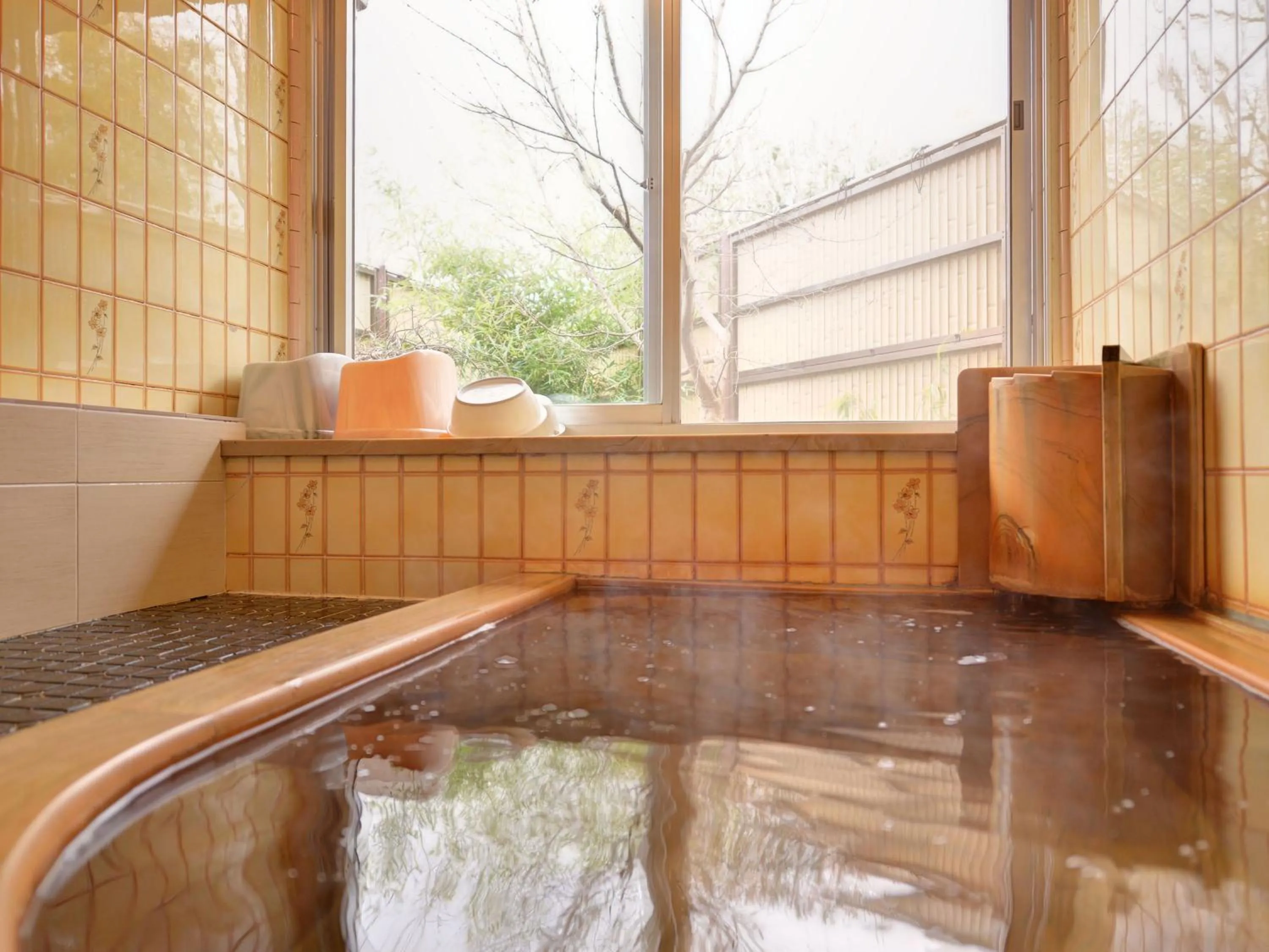 Hot Spring Bath in Yusenso