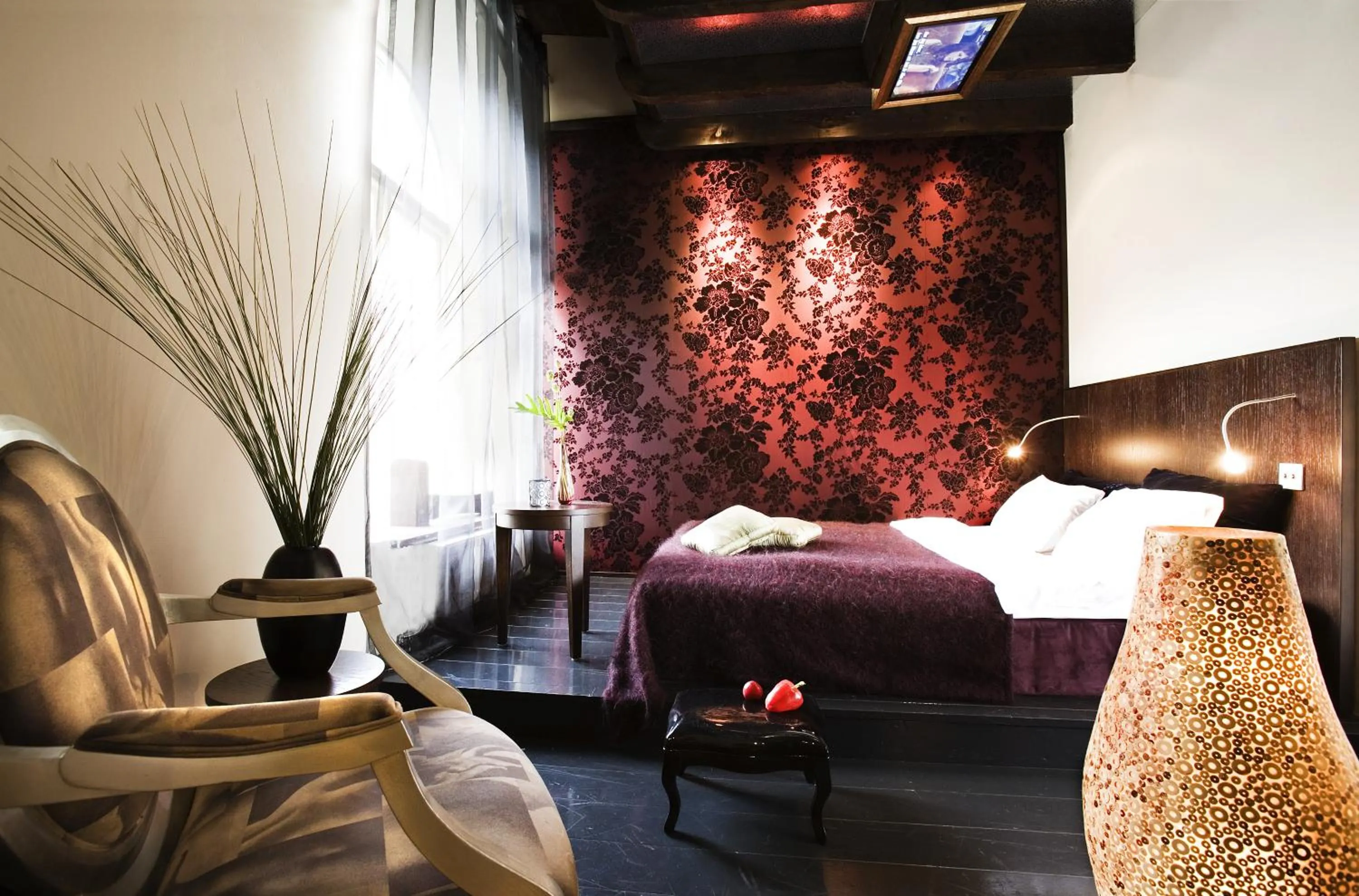 Bedroom, Bed in Ulfsunda Slott