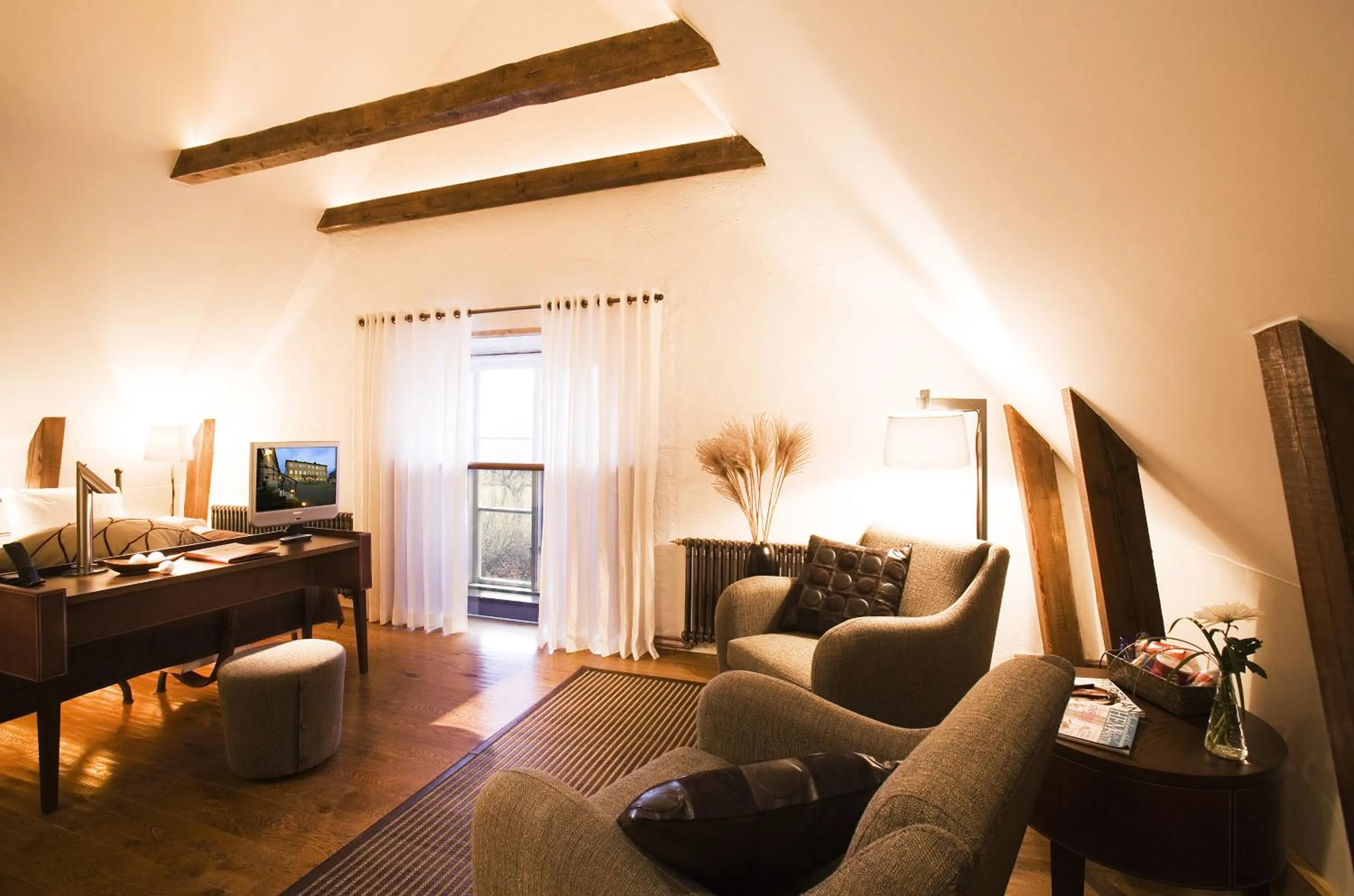 Seating area in Ulfsunda Slott