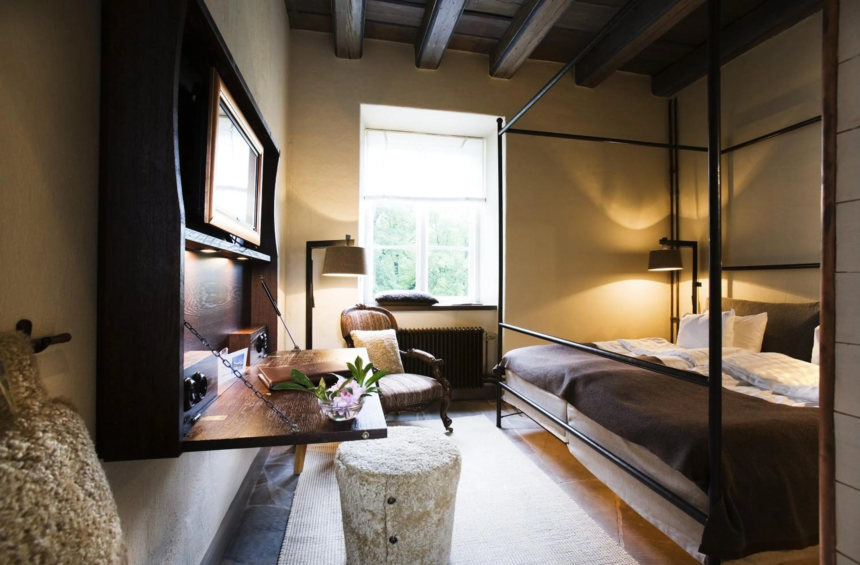 Seating area, Bed in Ulfsunda Slott