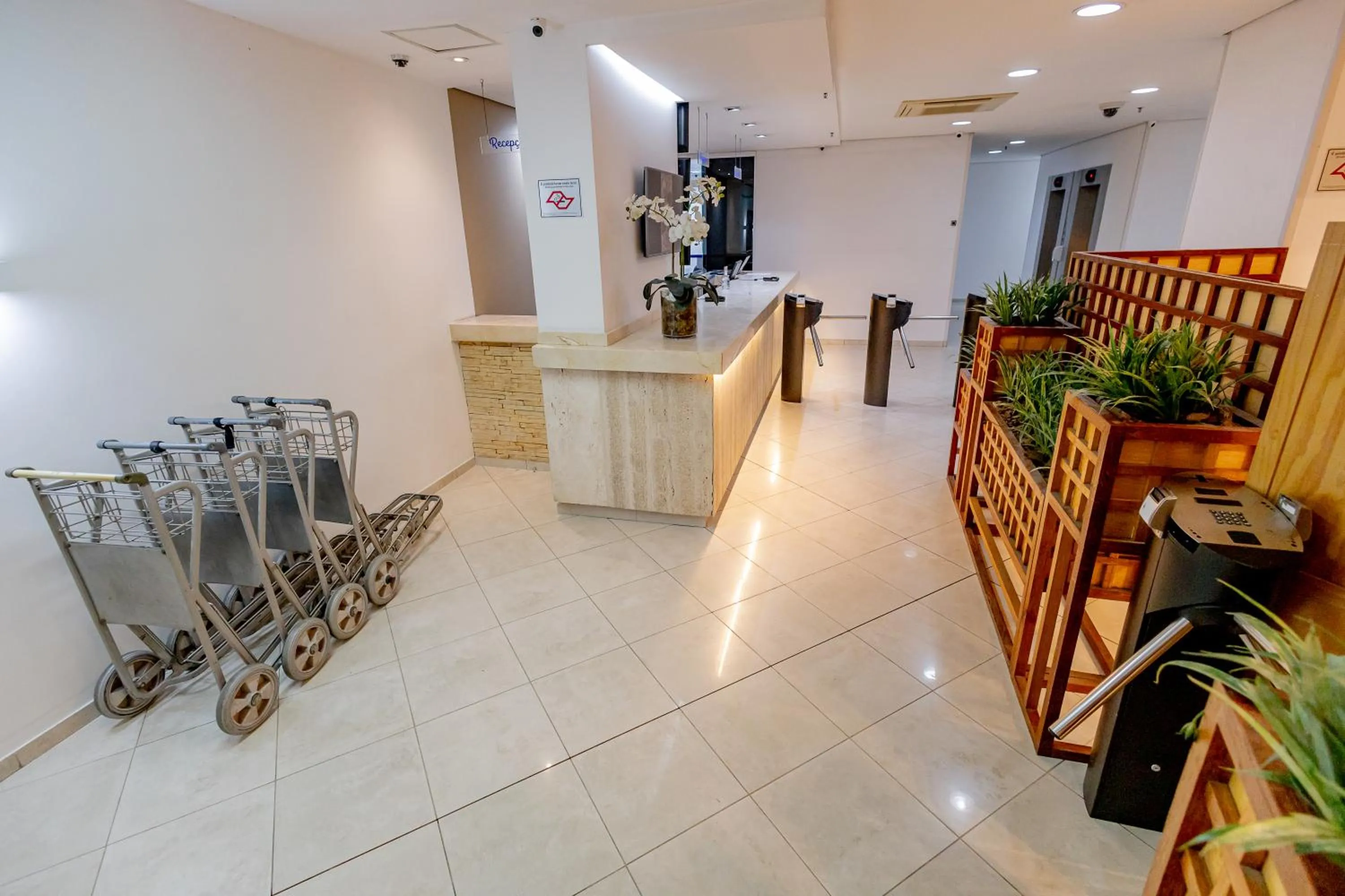 Lobby or reception in Hotel San Gabriel