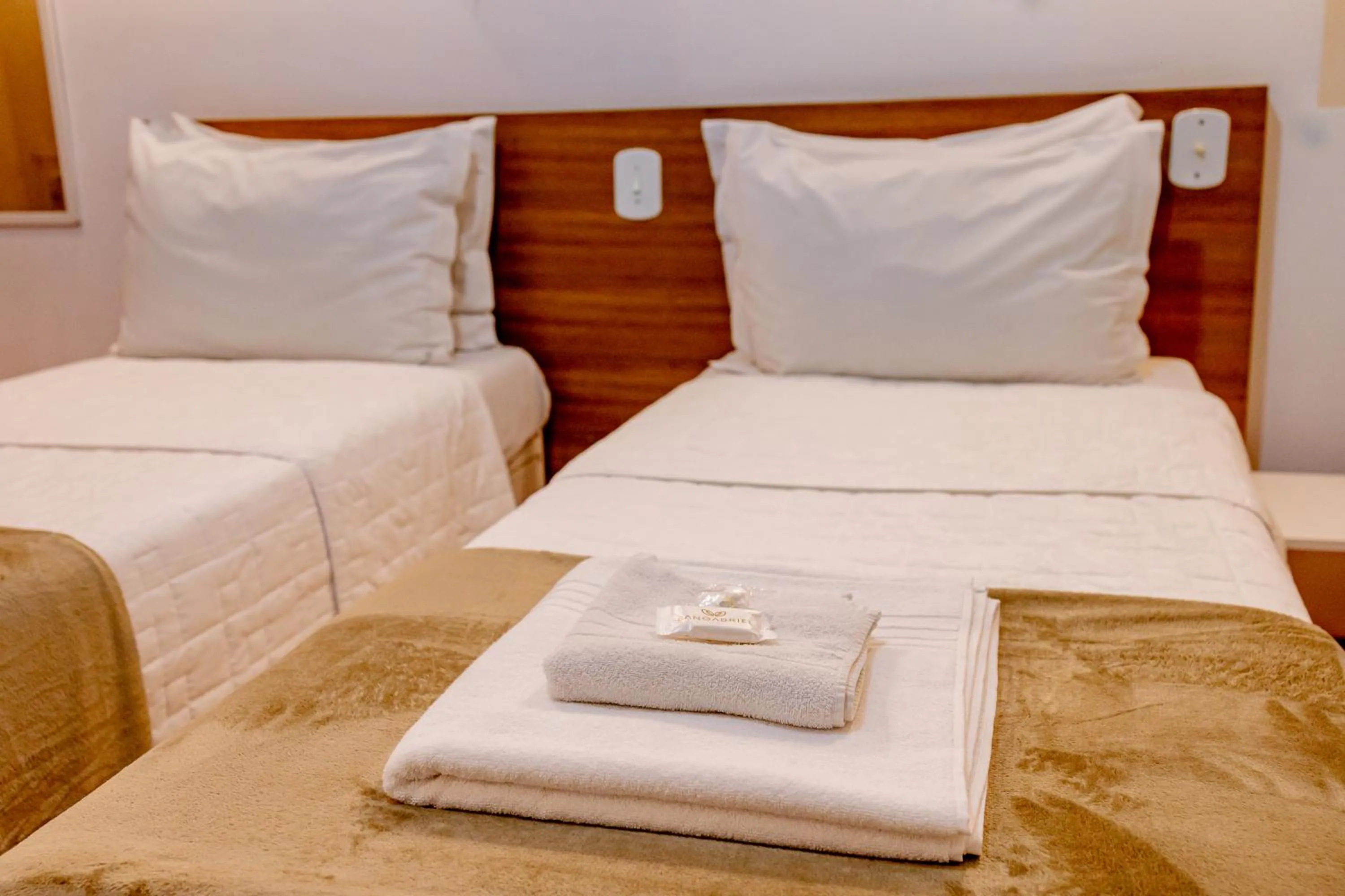 Bed in Hotel San Gabriel