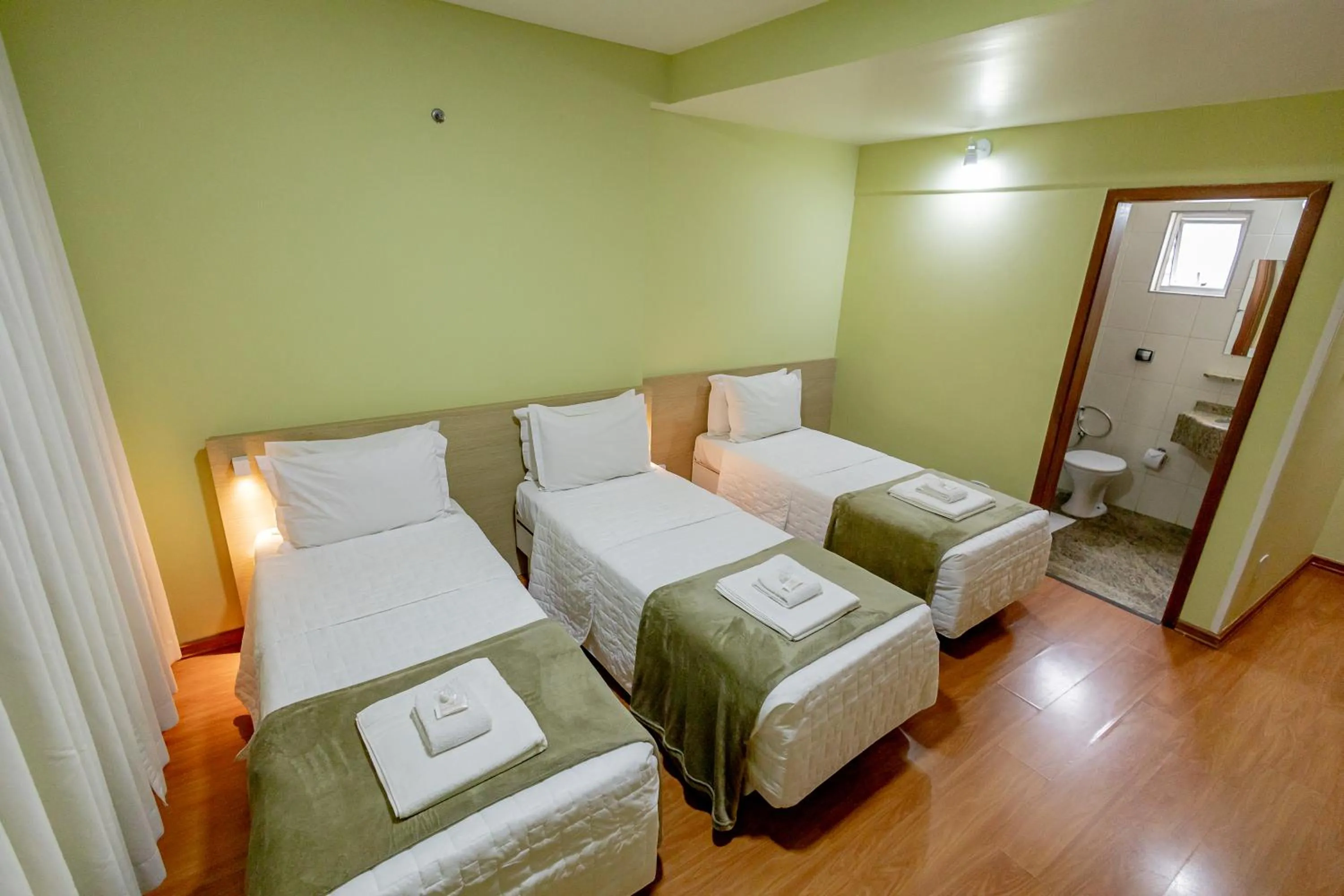 Bed in Hotel San Gabriel