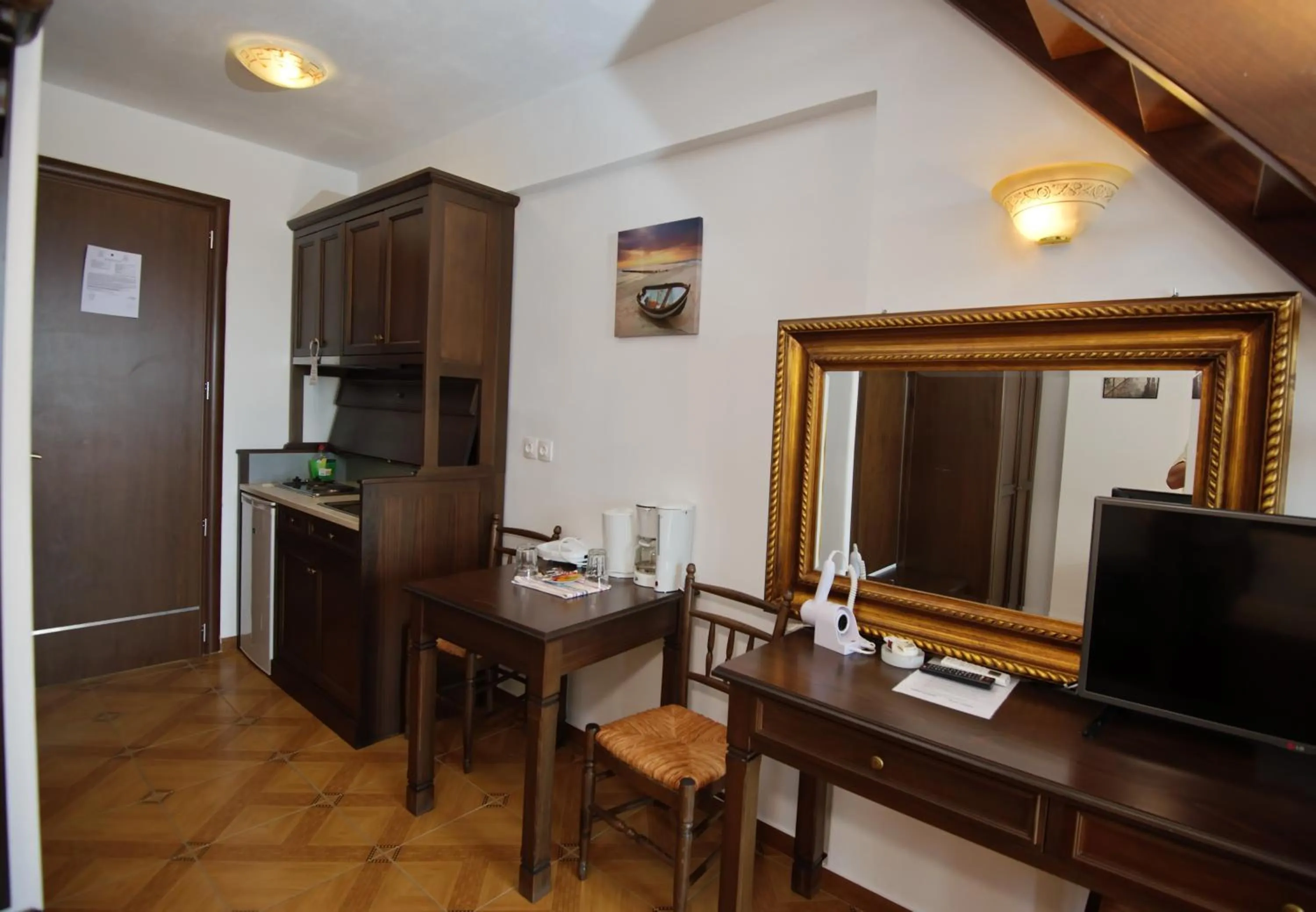 Kitchen or kitchenette in Marilena Apartments