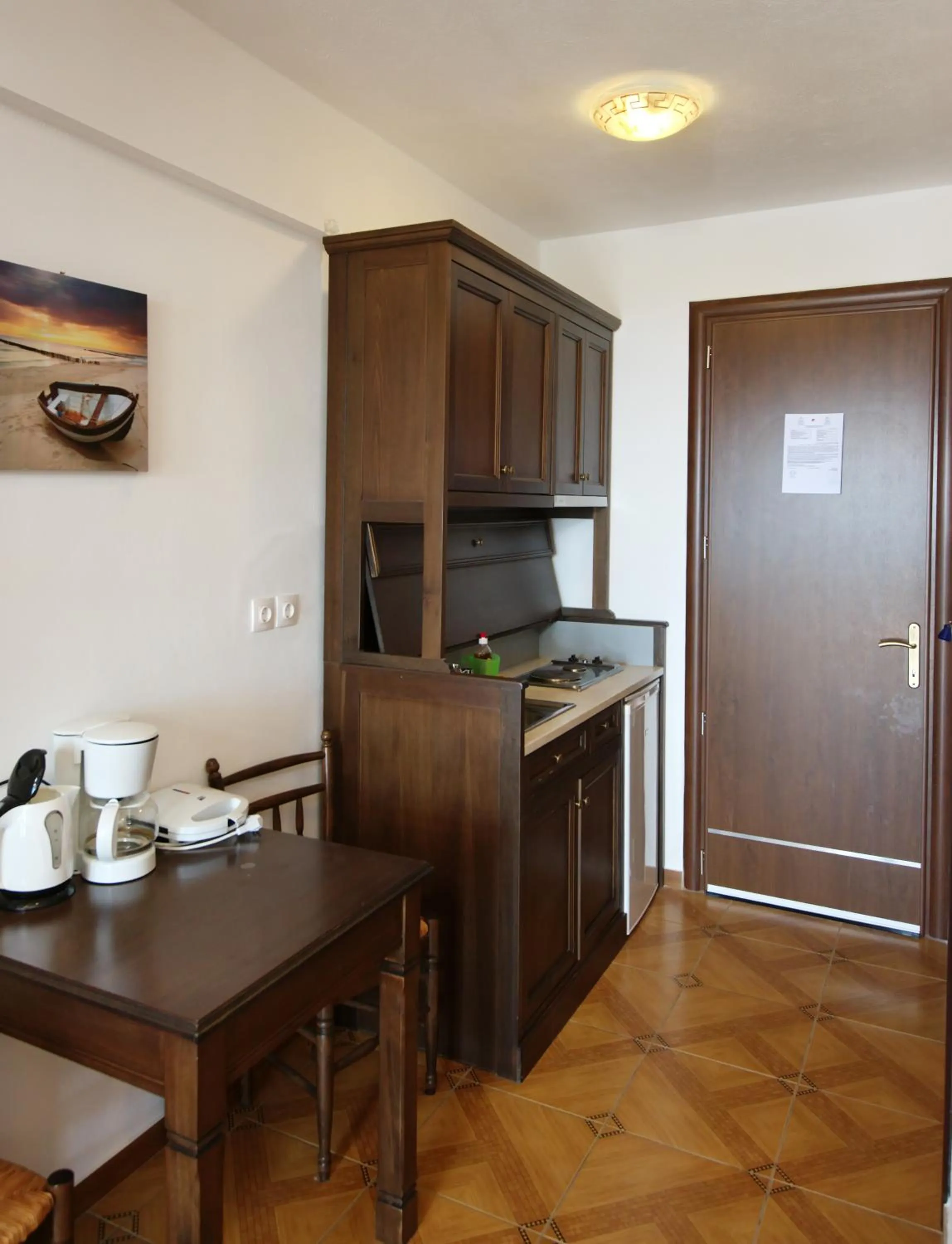 Kitchen or kitchenette in Marilena Apartments