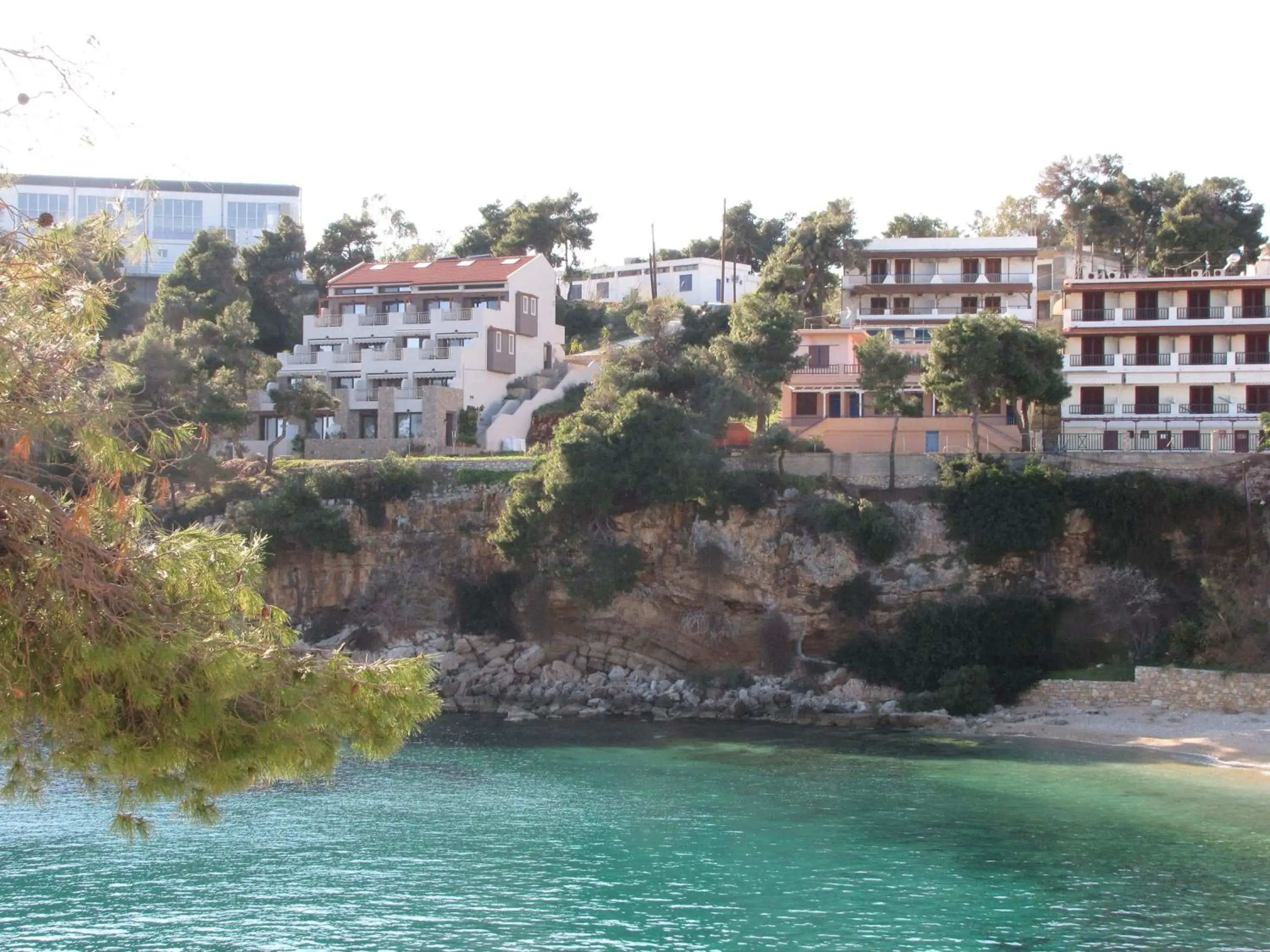 Property building in Marilena Apartments Property building in Marilena Apartments