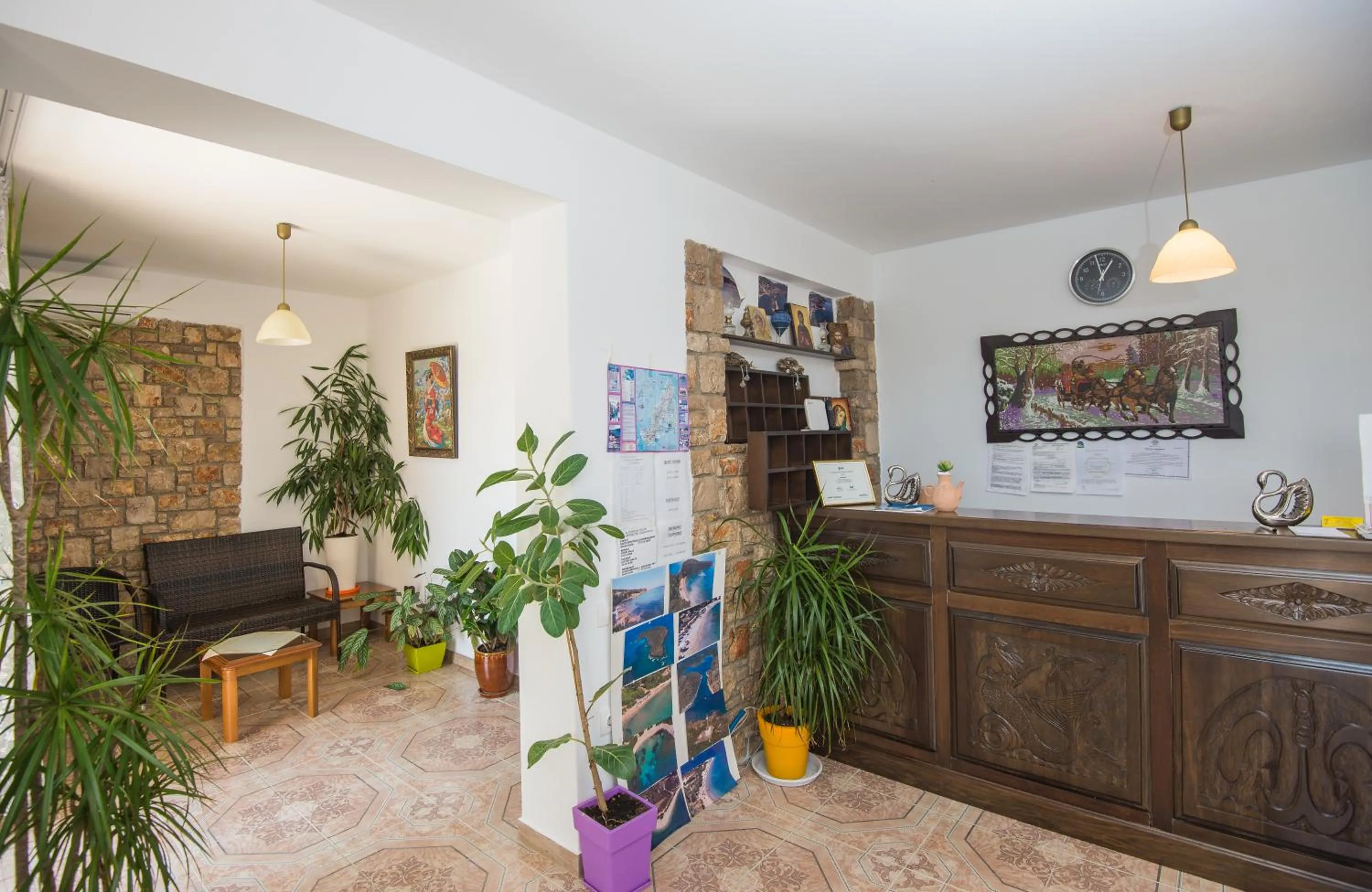 Lobby or reception in Marilena Apartments