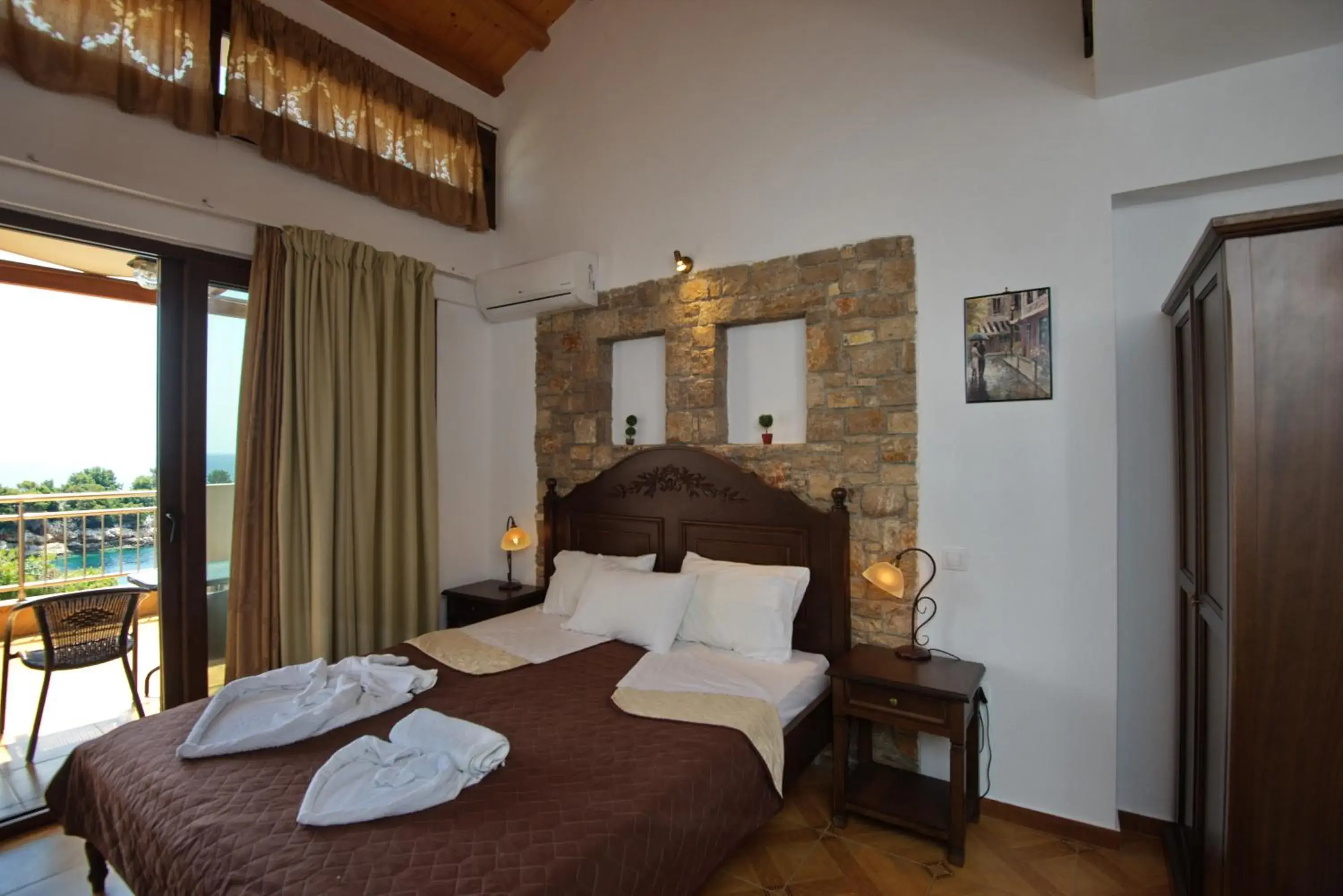 Bedroom, Bed in Marilena Apartments Bedroom, Bed in Marilena Apartments