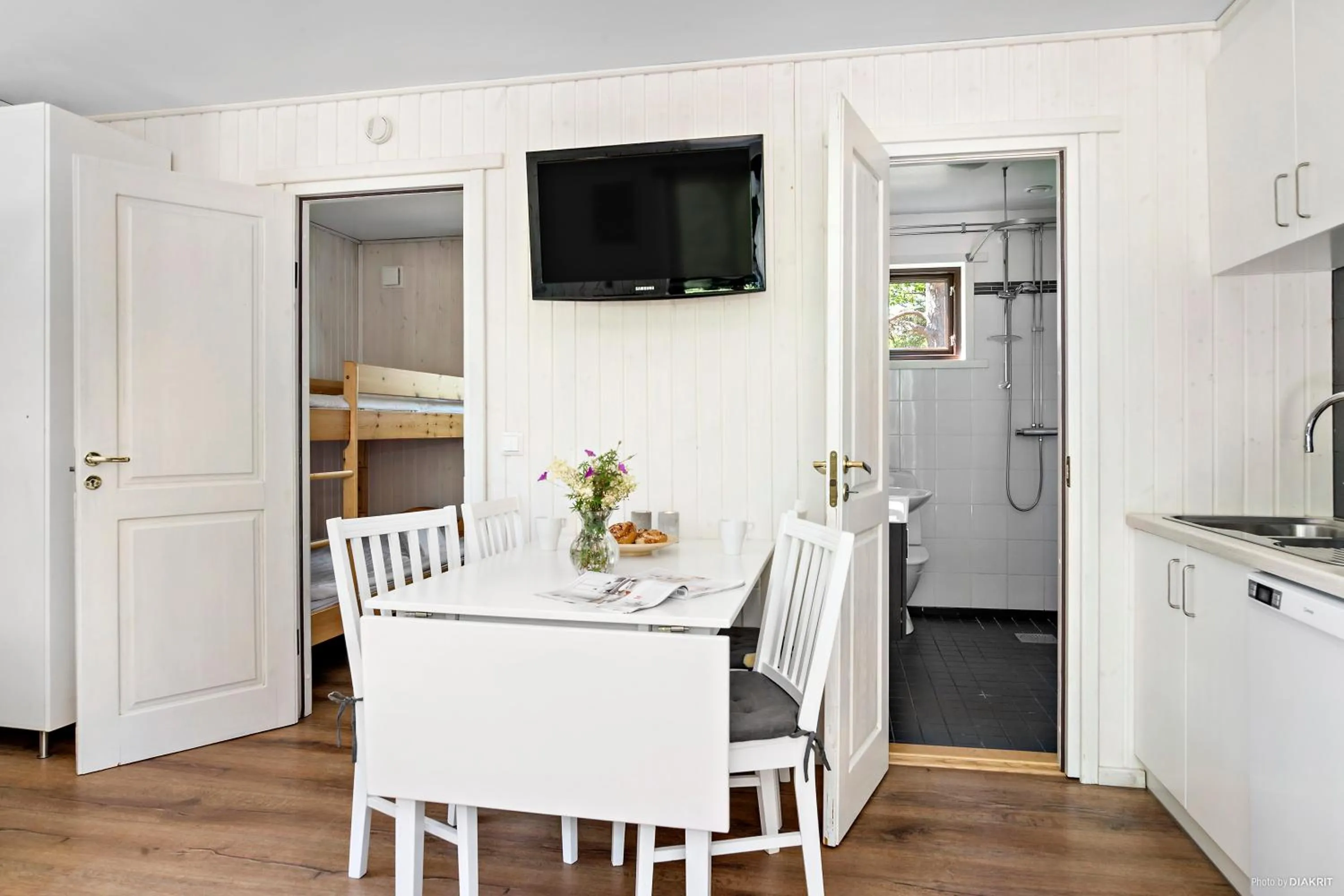 Kitchen or kitchenette in First Camp Kolmården-Norrköping