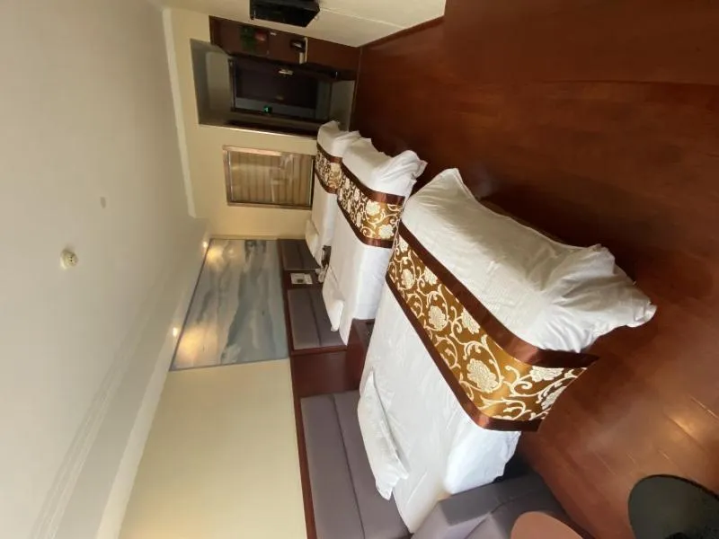 Bed in GreenTree ShangHai JinShan Wanda Plaza Longxiang Road Express Hotel