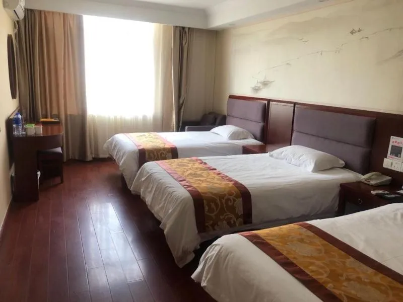 Bed in GreenTree ShangHai JinShan Wanda Plaza Longxiang Road Express Hotel